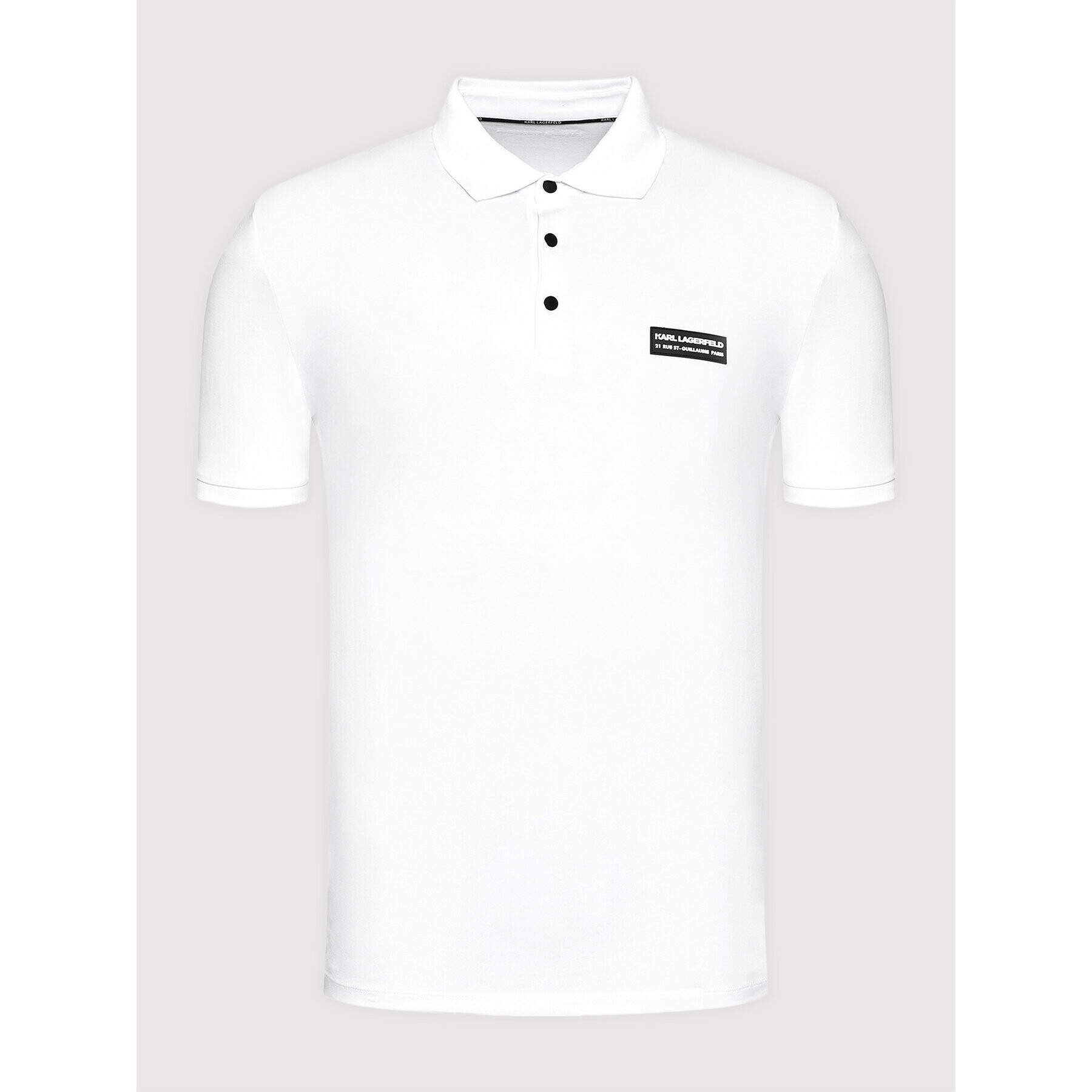 KARL LAGERFELD Polokošile 745016 511221 Bílá Regular Fit - Pepit.cz