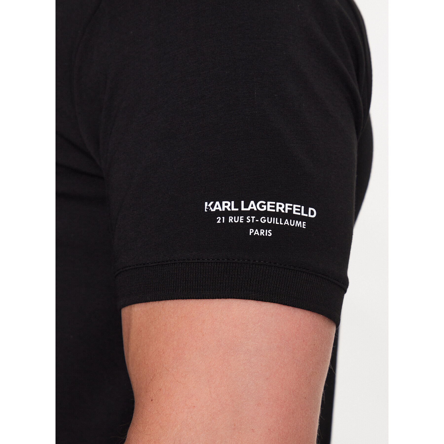 KARL LAGERFELD Polokošile 745017 532221 Černá Regular Fit - Pepit.cz