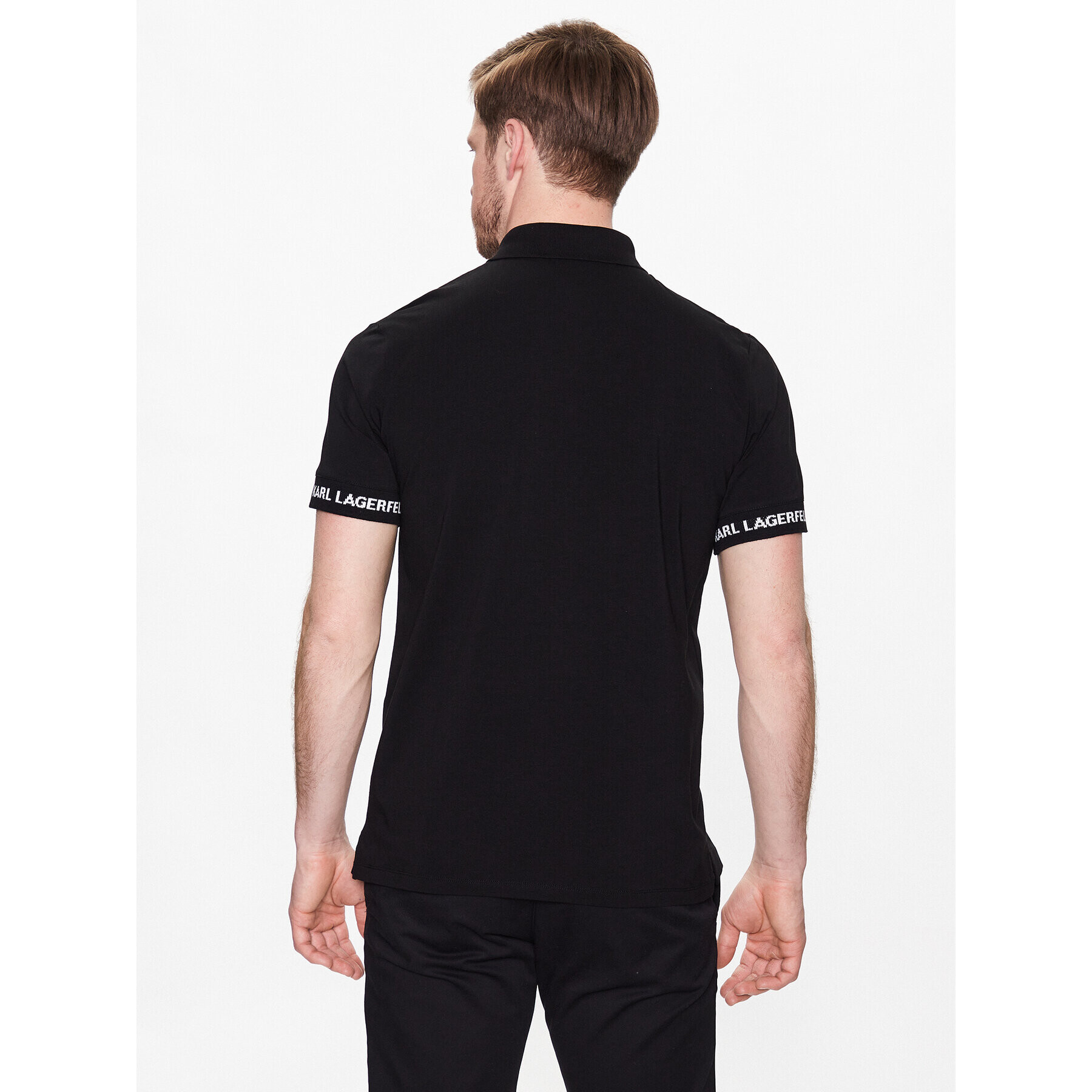 KARL LAGERFELD Polokošile 745018 532221 Černá Regular Fit - Pepit.cz