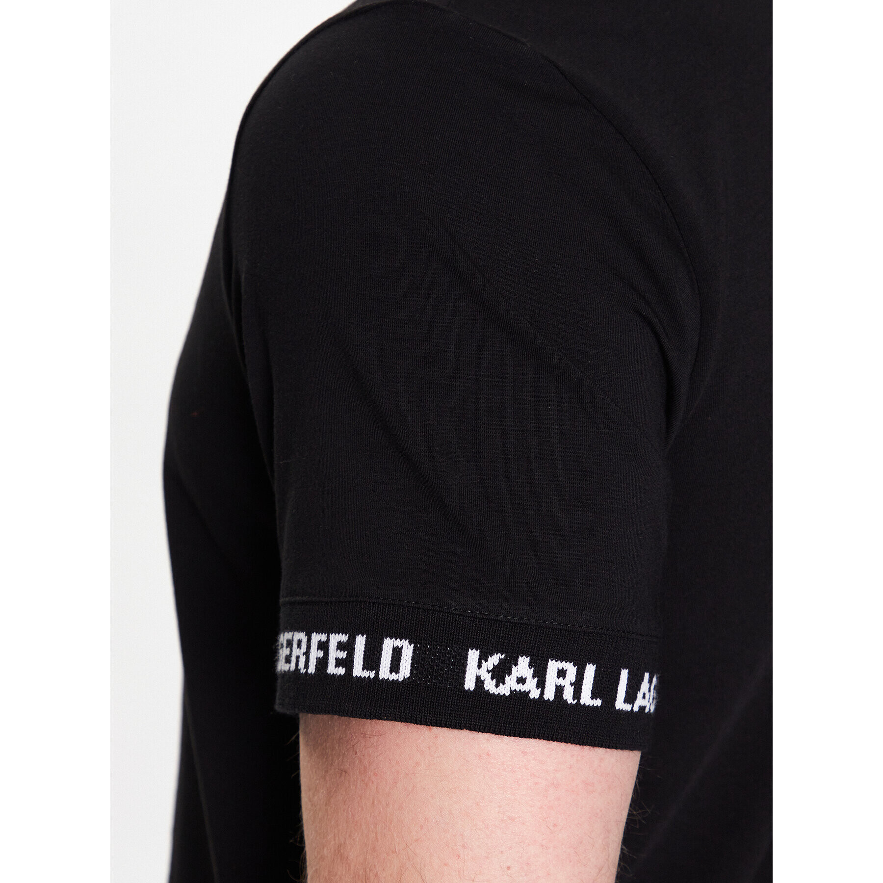 KARL LAGERFELD Polokošile 745018 532221 Černá Regular Fit - Pepit.cz