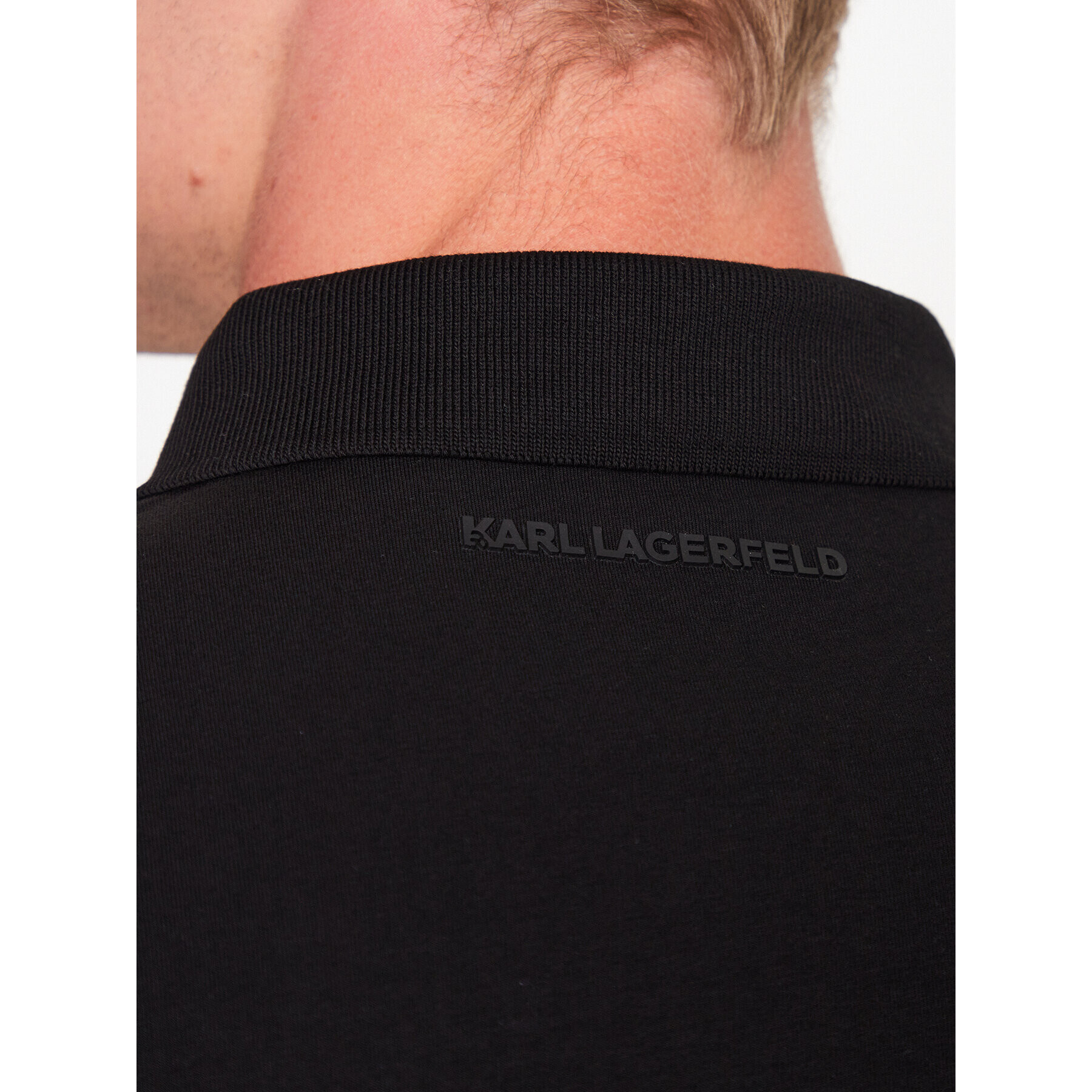 KARL LAGERFELD Polokošile 745019 532221 Černá Regular Fit - Pepit.cz