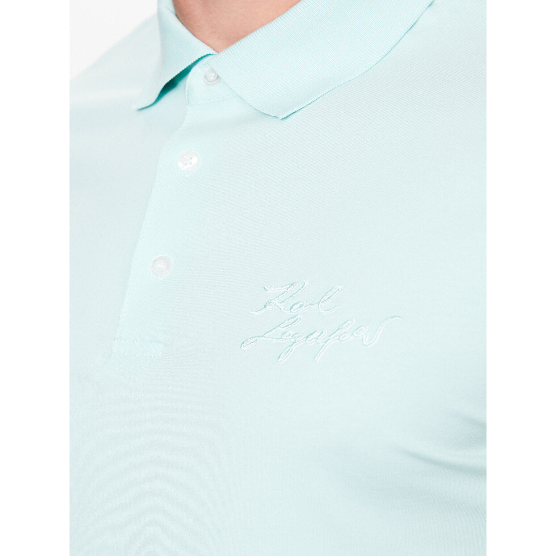 KARL LAGERFELD Polokošile 745019 532221 Zelená Regular Fit - Pepit.cz