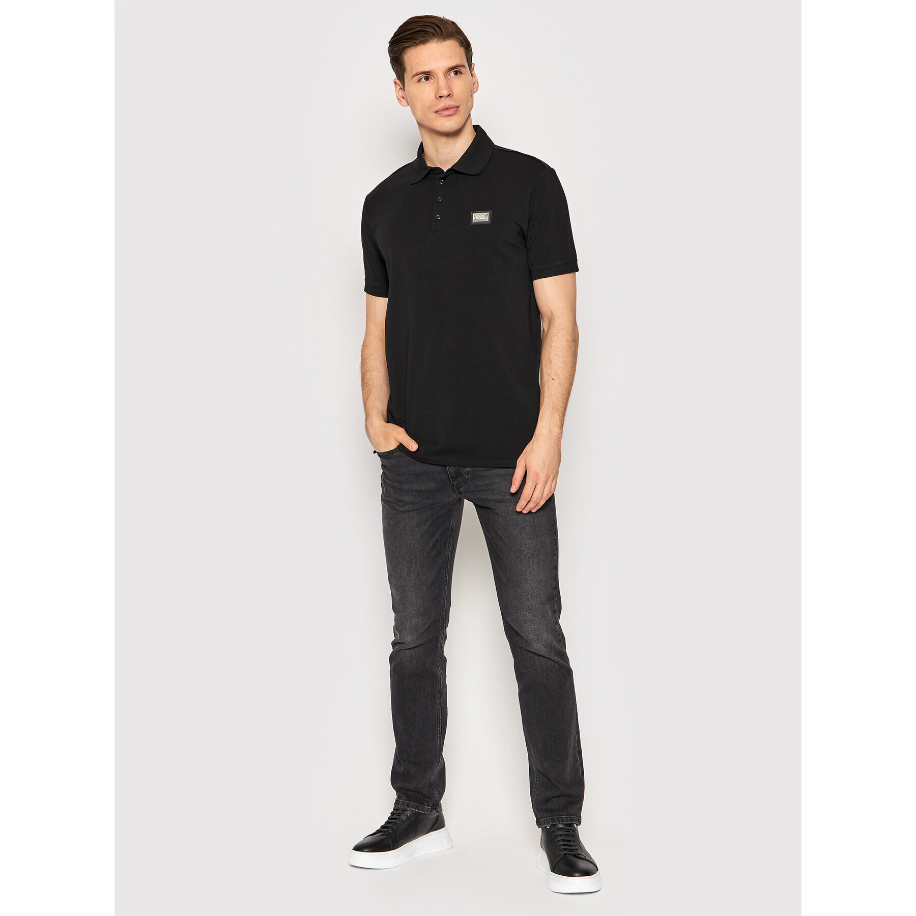 KARL LAGERFELD Polokošile 745020 521221 Černá Regular Fit - Pepit.cz