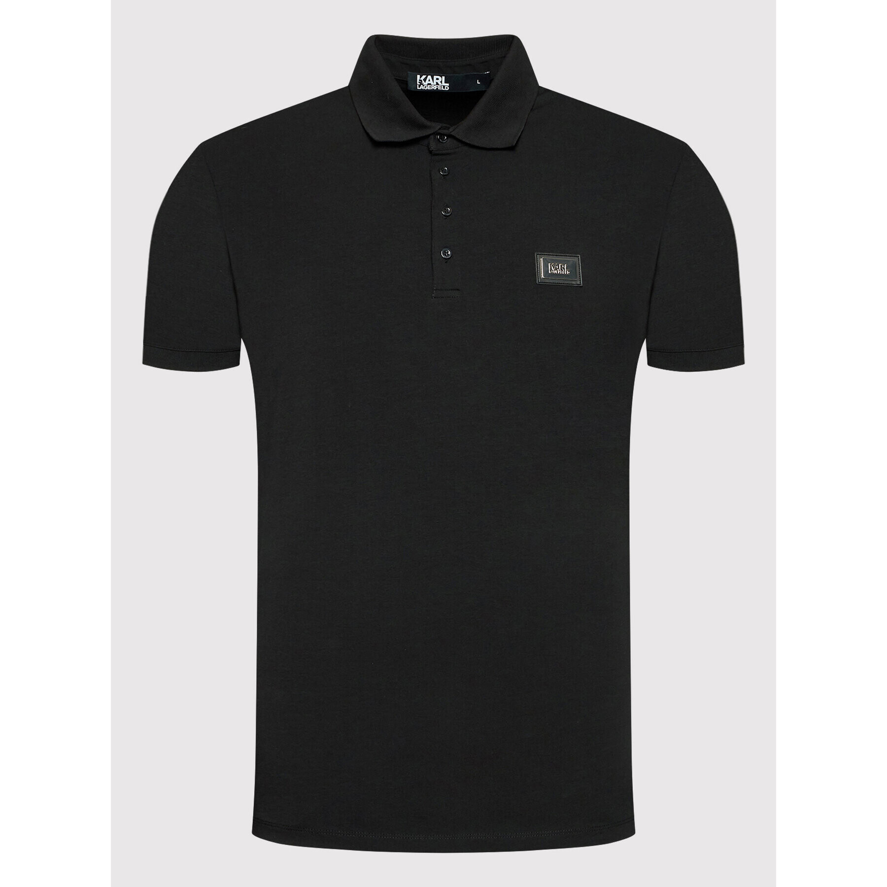 KARL LAGERFELD Polokošile 745020 521221 Černá Regular Fit - Pepit.cz