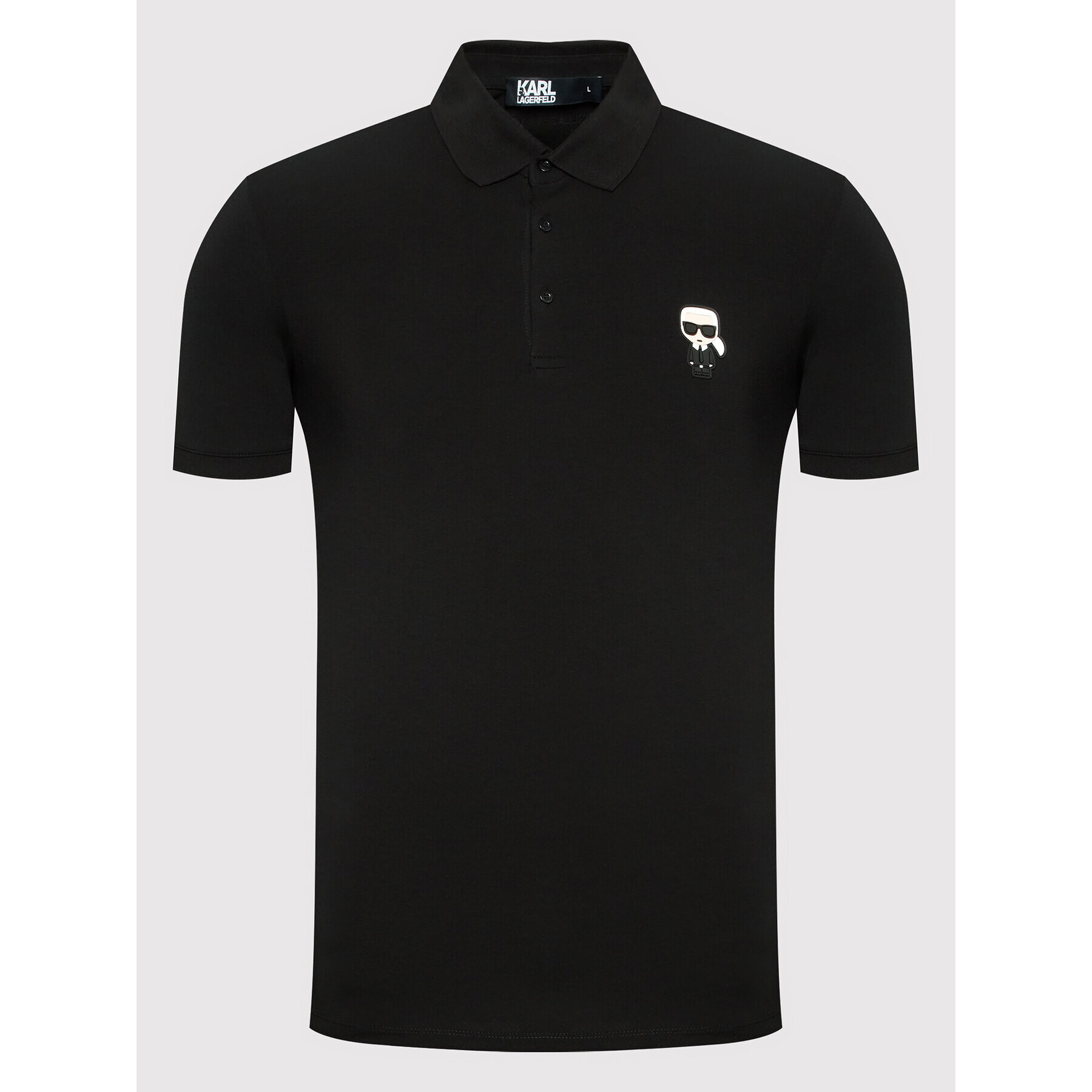 KARL LAGERFELD Polokošile 745022 500221 Černá Regular Fit - Pepit.cz