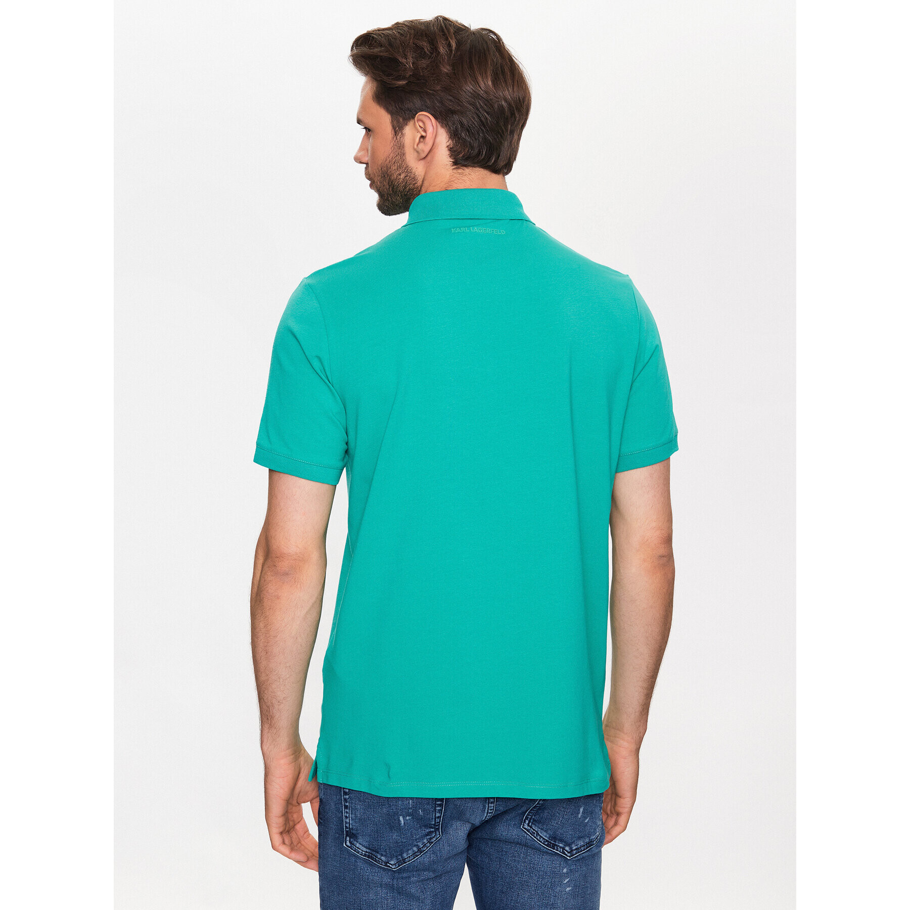 KARL LAGERFELD Polokošile 745022 532221 Zelená Regular Fit - Pepit.cz