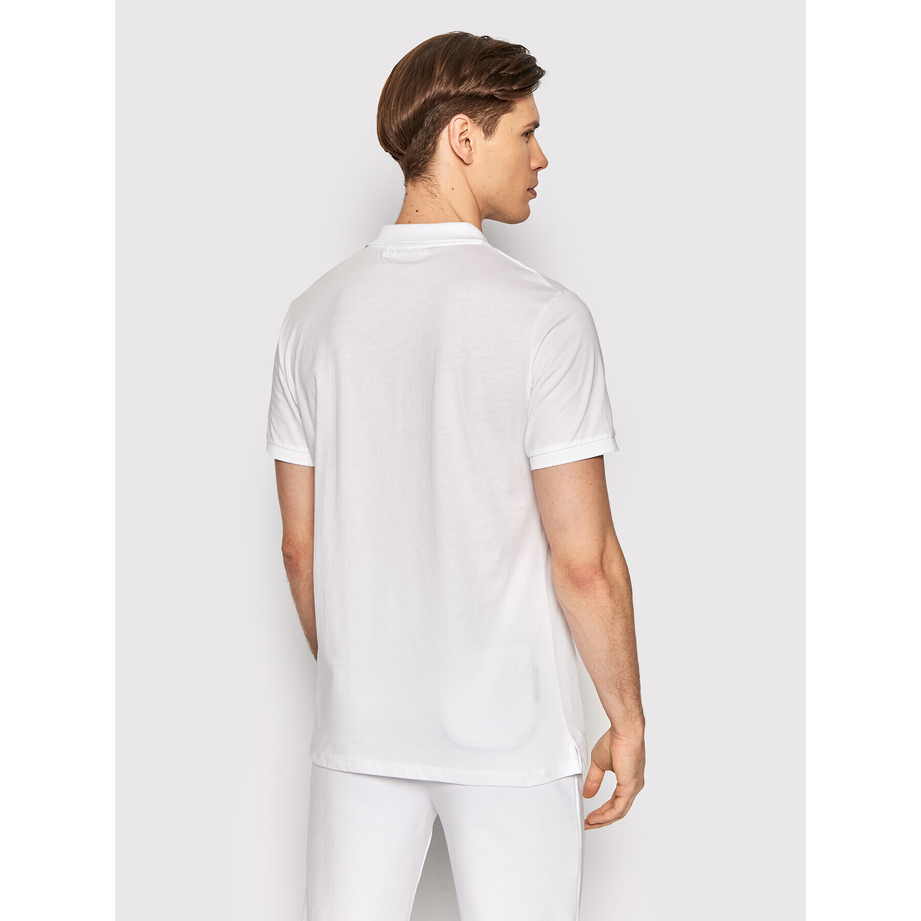 KARL LAGERFELD Polokošile 745025 521224 Bílá Regular Fit - Pepit.cz