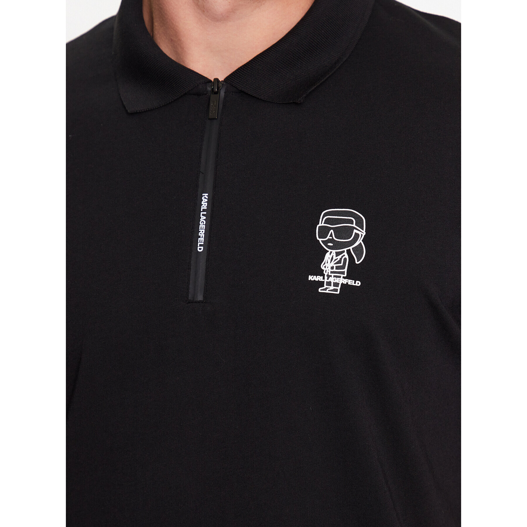 KARL LAGERFELD Polokošile 745025 532224 Černá Regular Fit - Pepit.cz