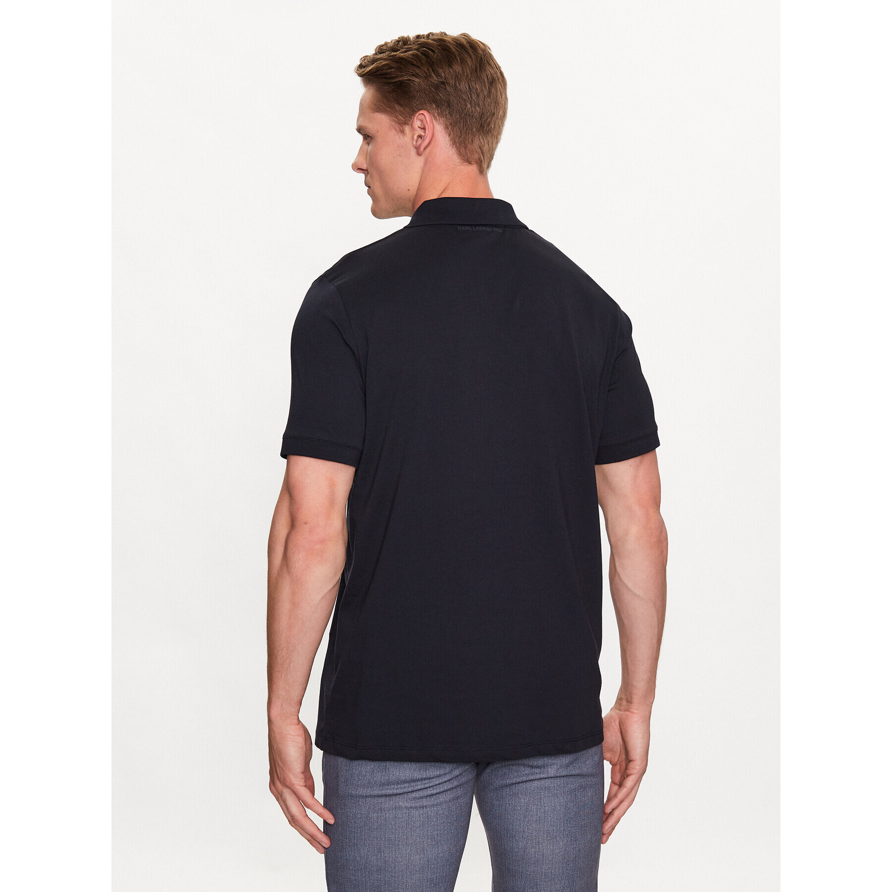 KARL LAGERFELD Polokošile 745025 532224 Tmavomodrá Regular Fit - Pepit.cz