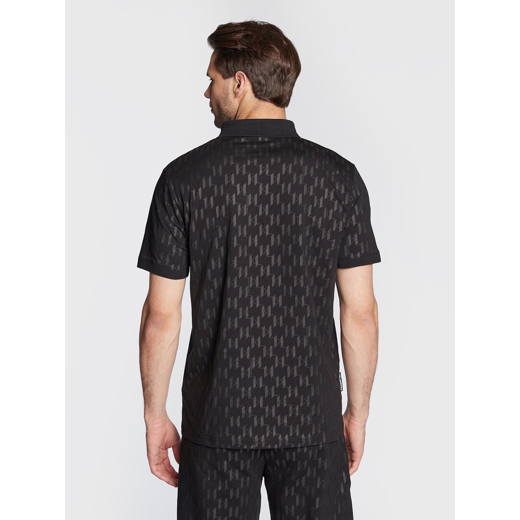 KARL LAGERFELD Polokošile 745070 524251 Černá Regular Fit - Pepit.cz