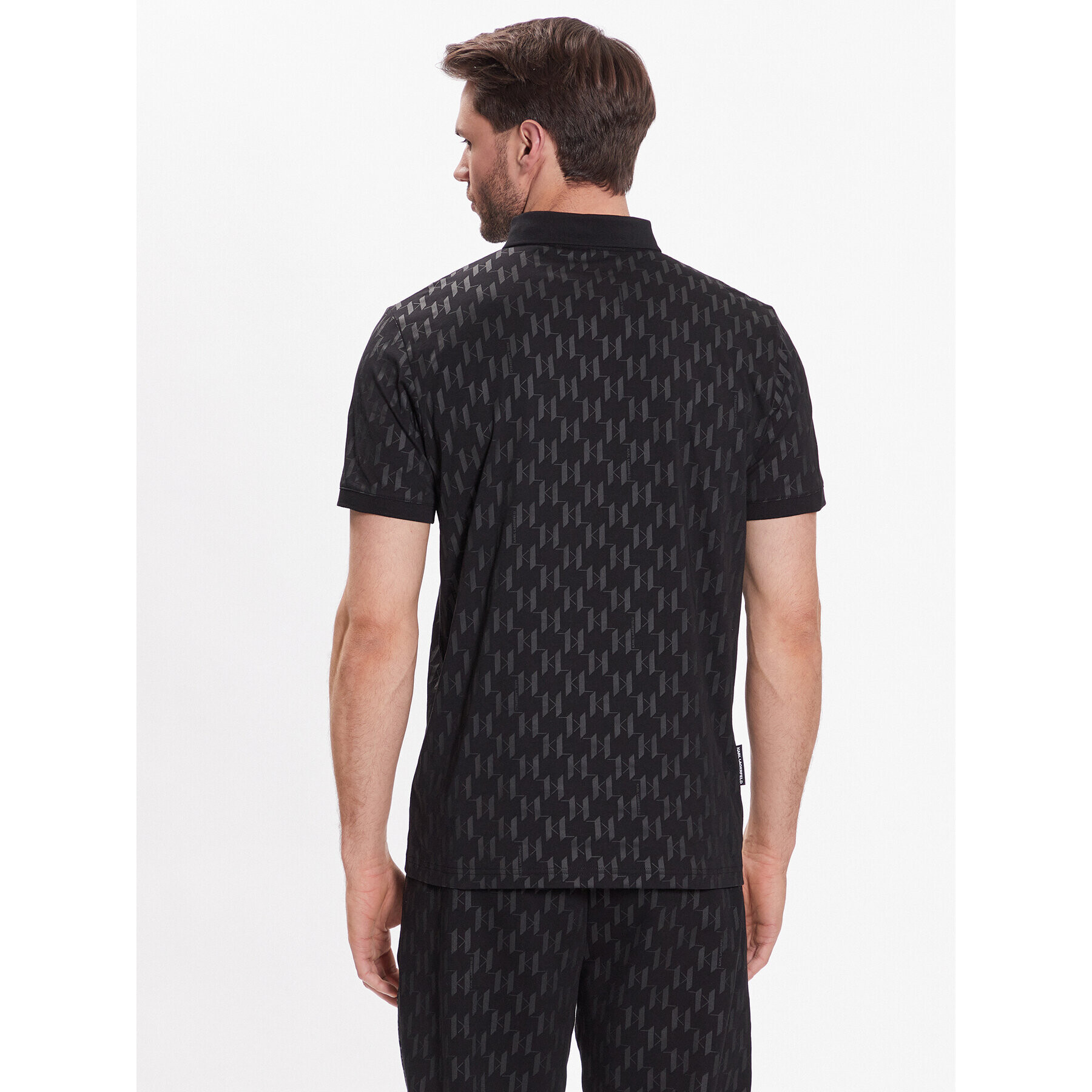 KARL LAGERFELD Polokošile 745070 532251 Černá Regular Fit - Pepit.cz