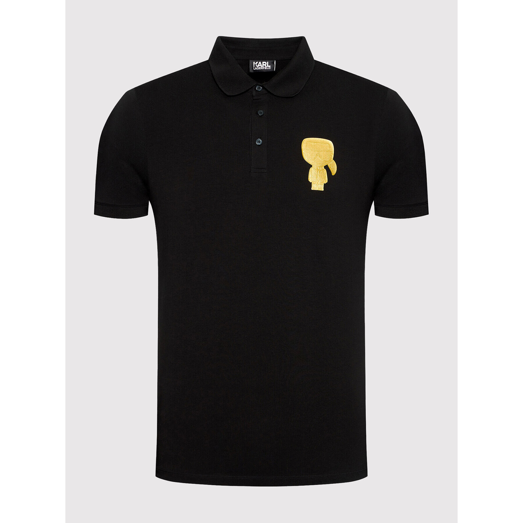 KARL LAGERFELD Polokošile 745080 511221 Černá Regular Fit - Pepit.cz