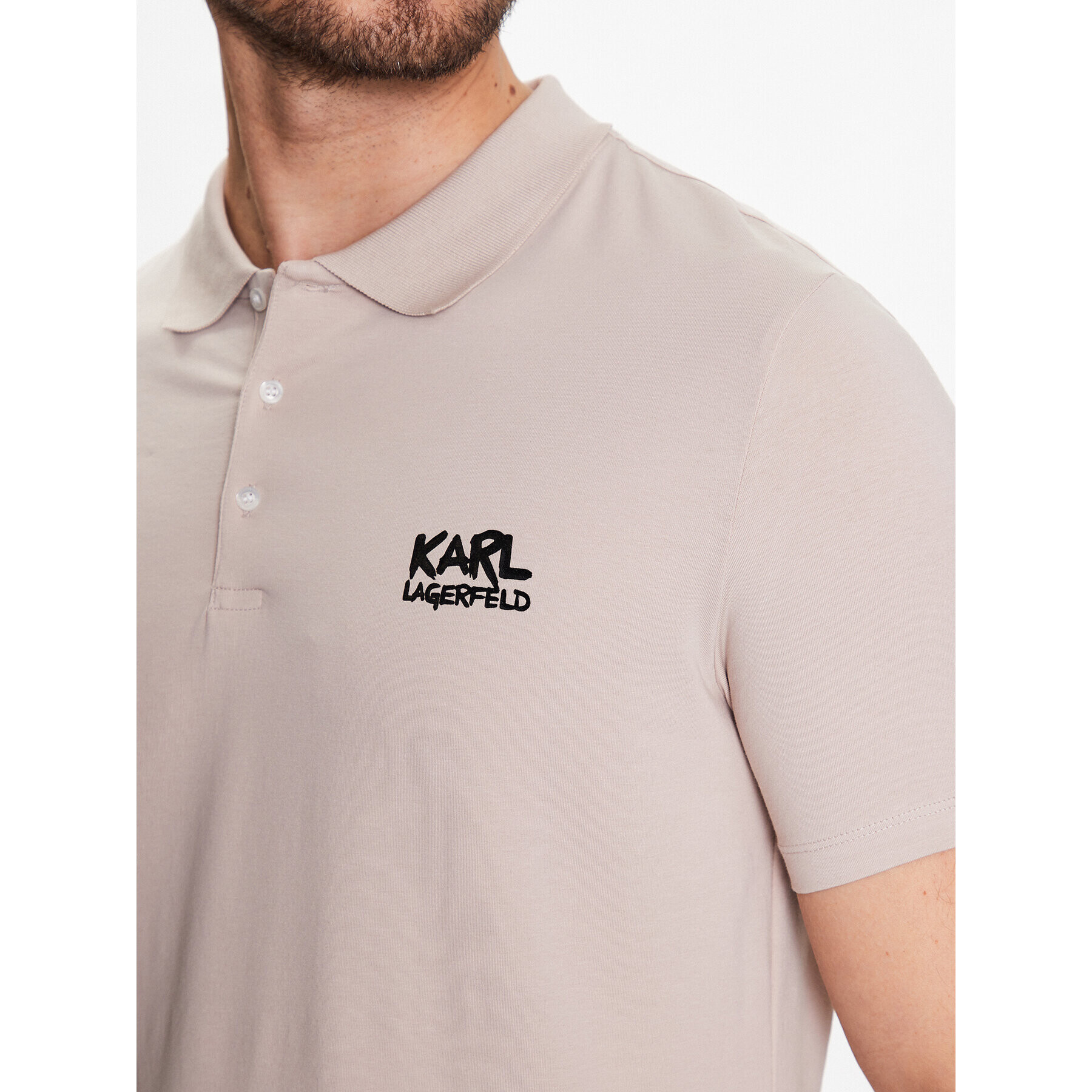 KARL LAGERFELD Polokošile 745082 531221 Béžová Regular Fit - Pepit.cz