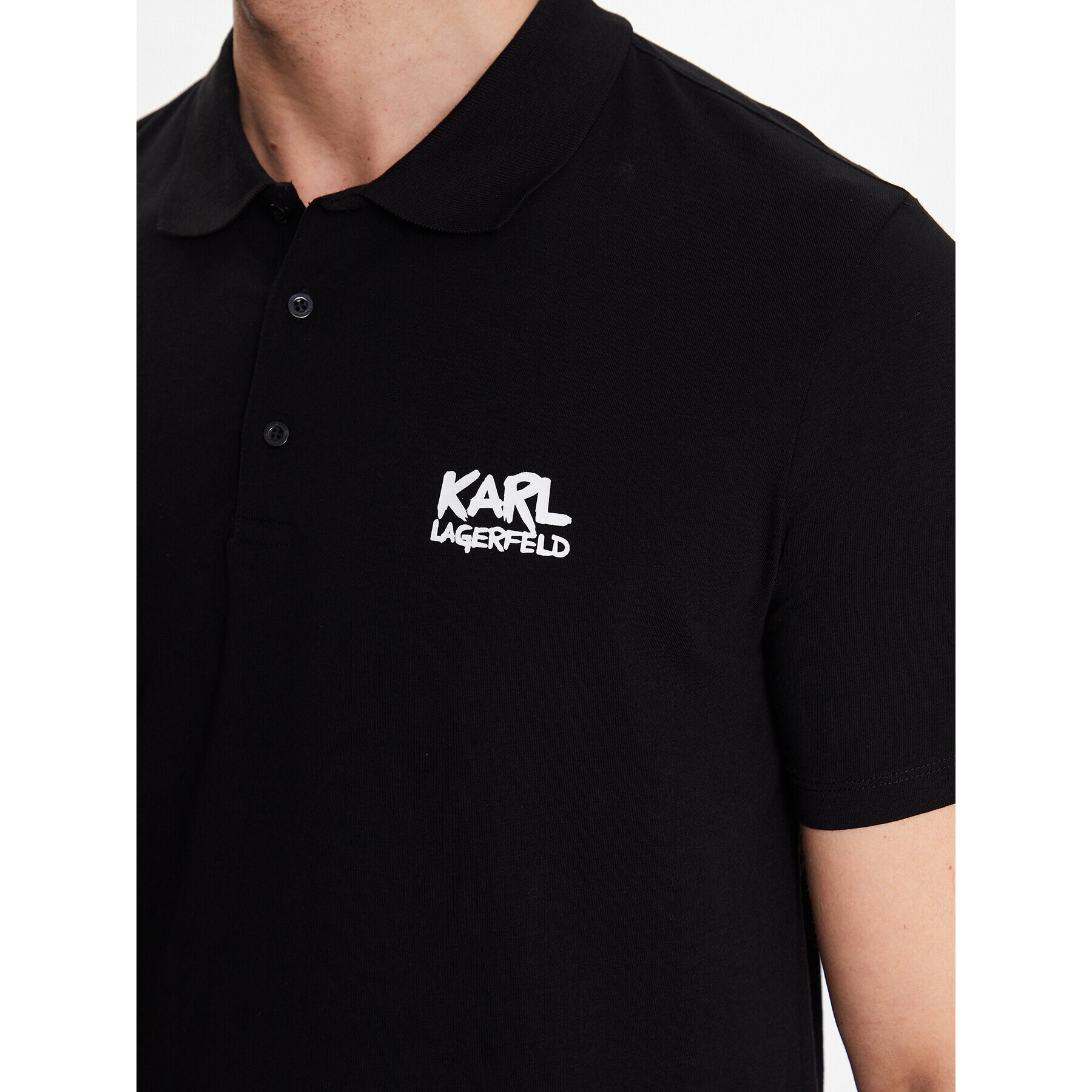 KARL LAGERFELD Polokošile 745082 531221 Černá Regular Fit - Pepit.cz