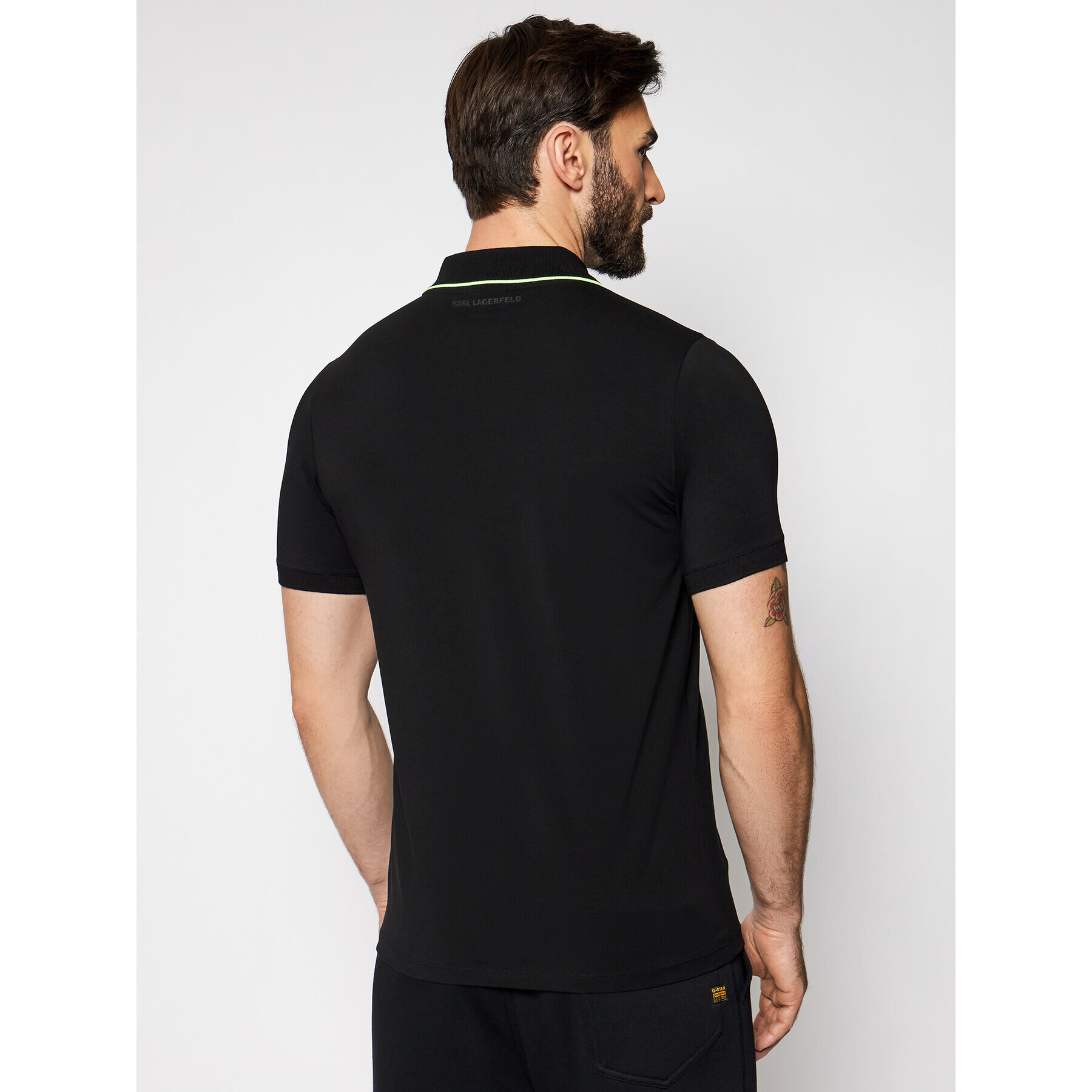 KARL LAGERFELD Polokošile 745091 511221 Černá Regular Fit - Pepit.cz