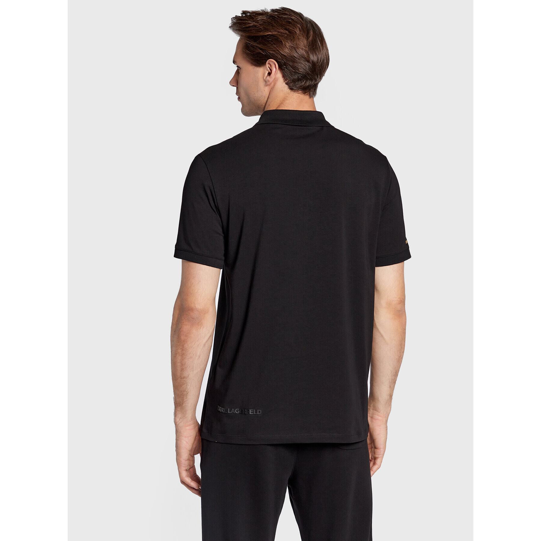 KARL LAGERFELD Polokošile 745420 524221 Černá Regular Fit - Pepit.cz