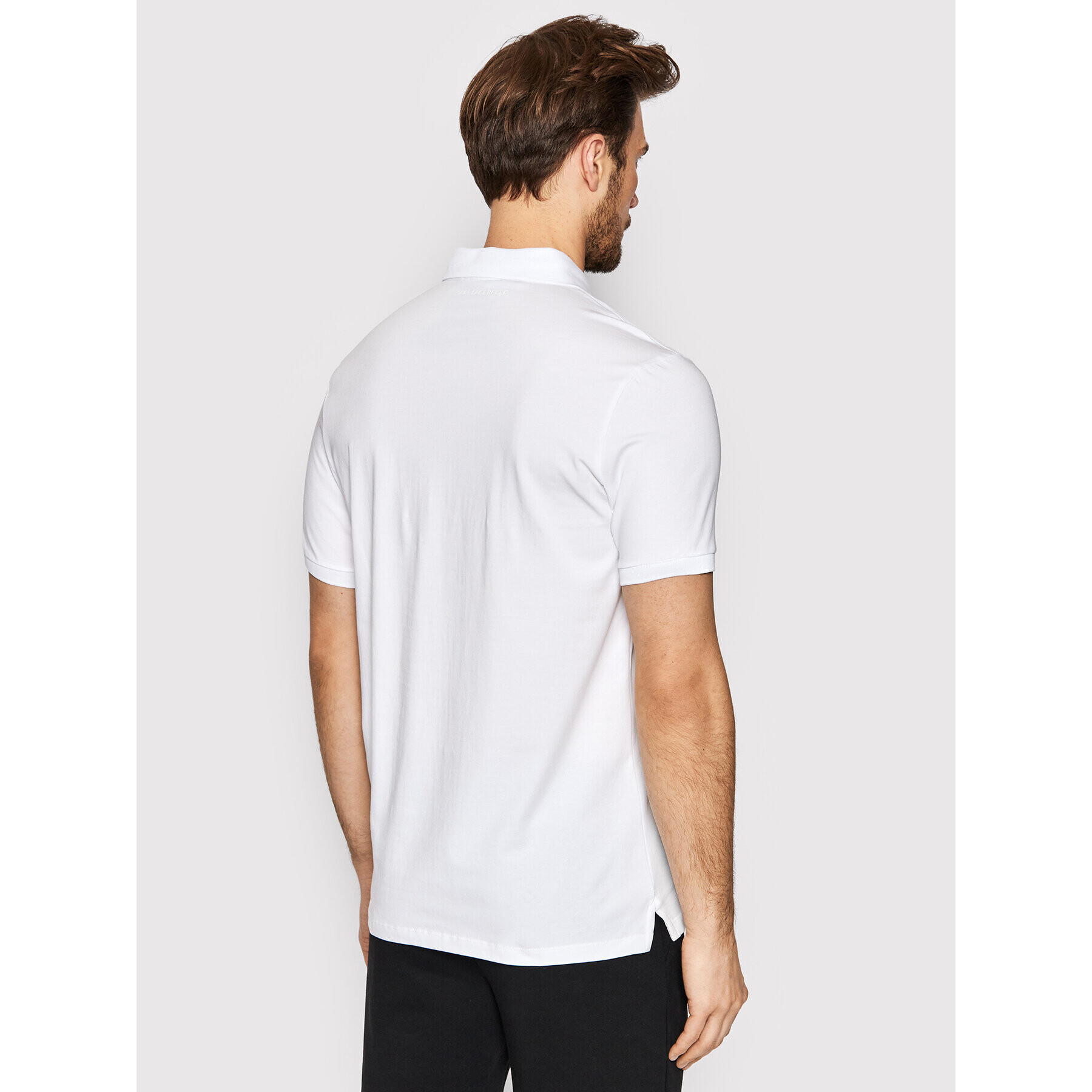 KARL LAGERFELD Polokošile 745890 500221 Bílá Regular Fit - Pepit.cz