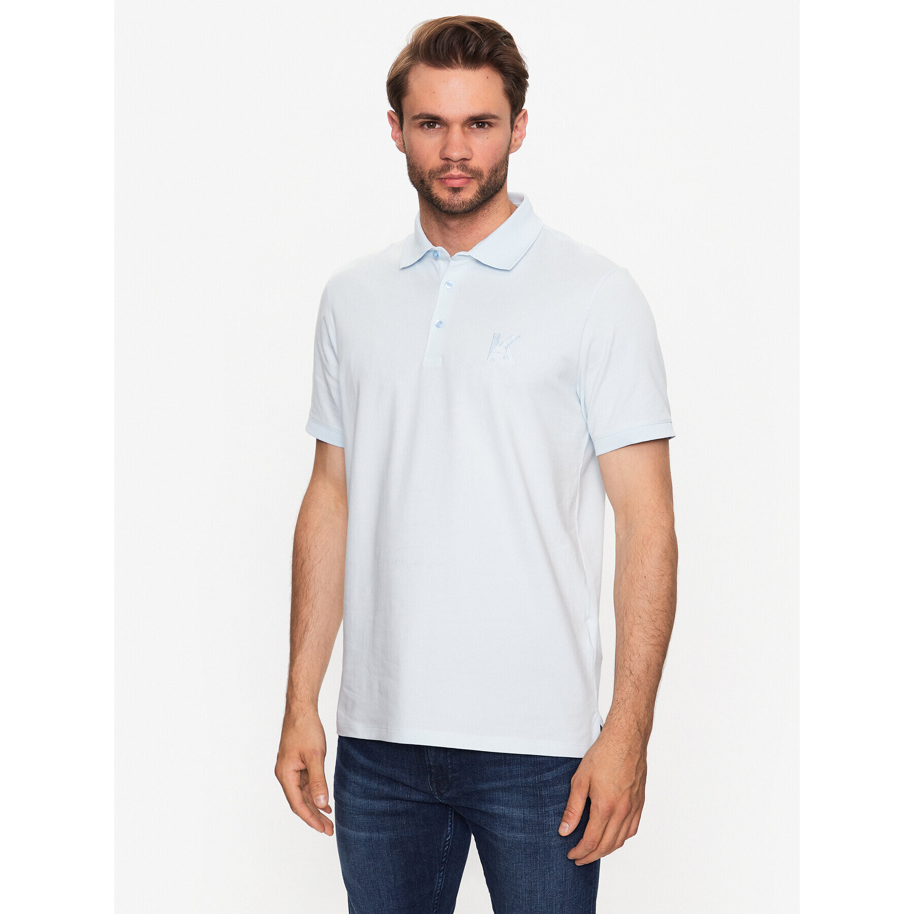 KARL LAGERFELD Polokošile 745890 532221 Modrá Regular Fit - Pepit.cz