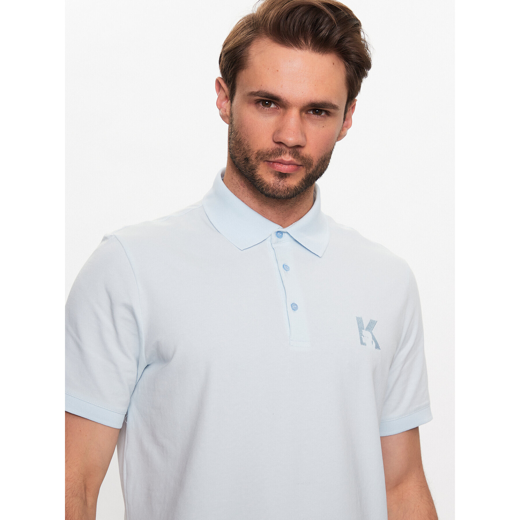 KARL LAGERFELD Polokošile 745890 532221 Modrá Regular Fit - Pepit.cz