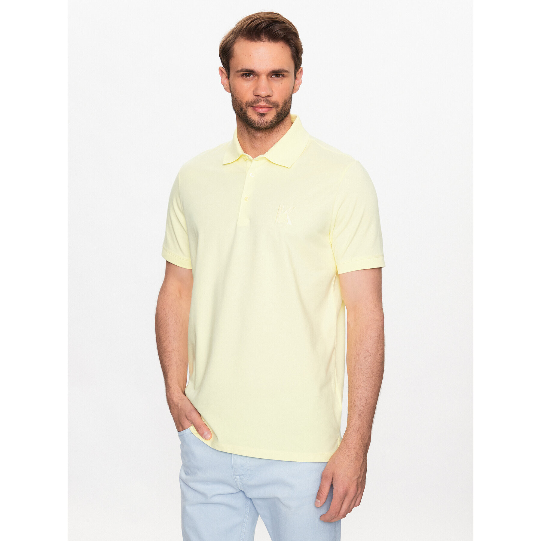 KARL LAGERFELD Polokošile 745890 532221 Žlutá Regular Fit - Pepit.cz