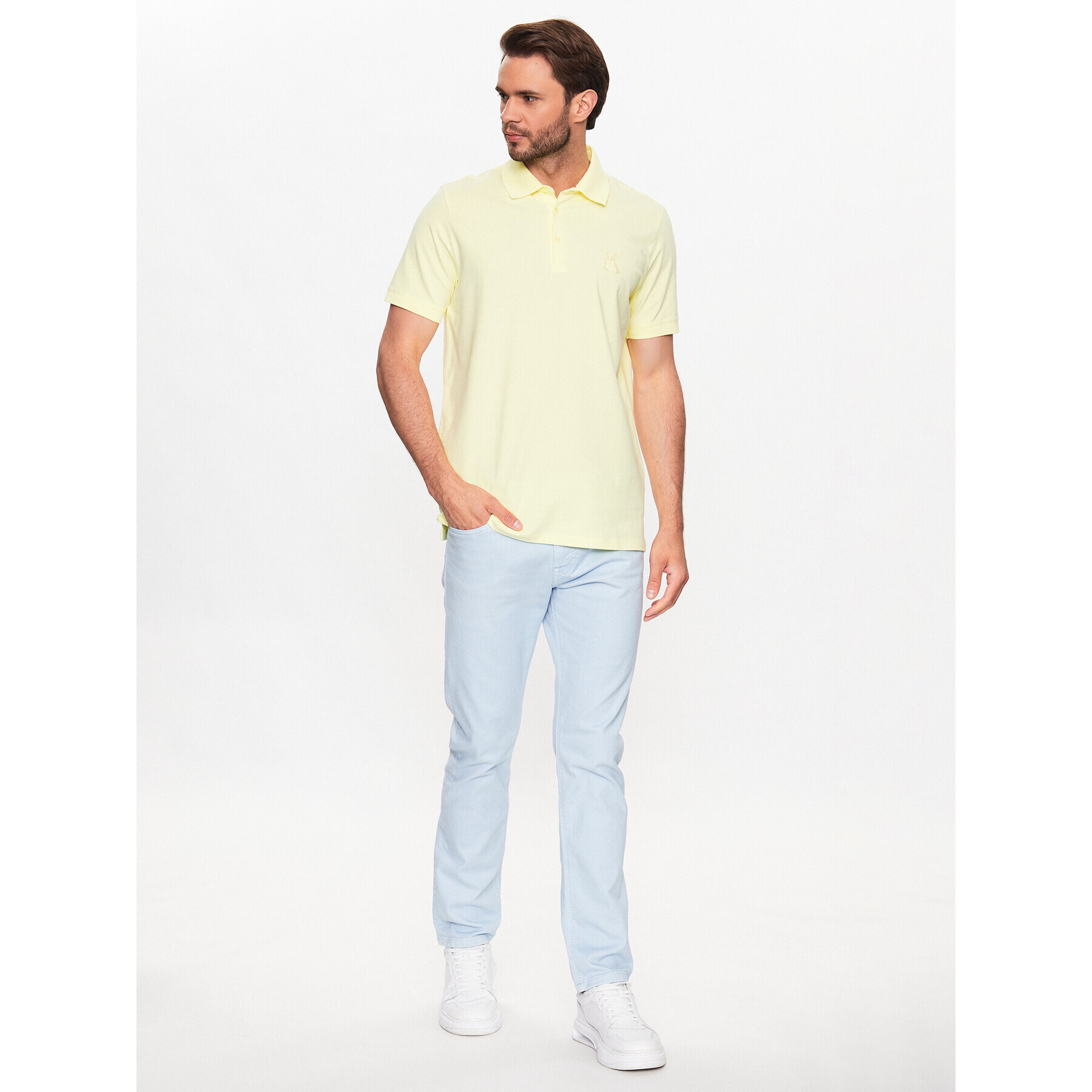 KARL LAGERFELD Polokošile 745890 532221 Žlutá Regular Fit - Pepit.cz