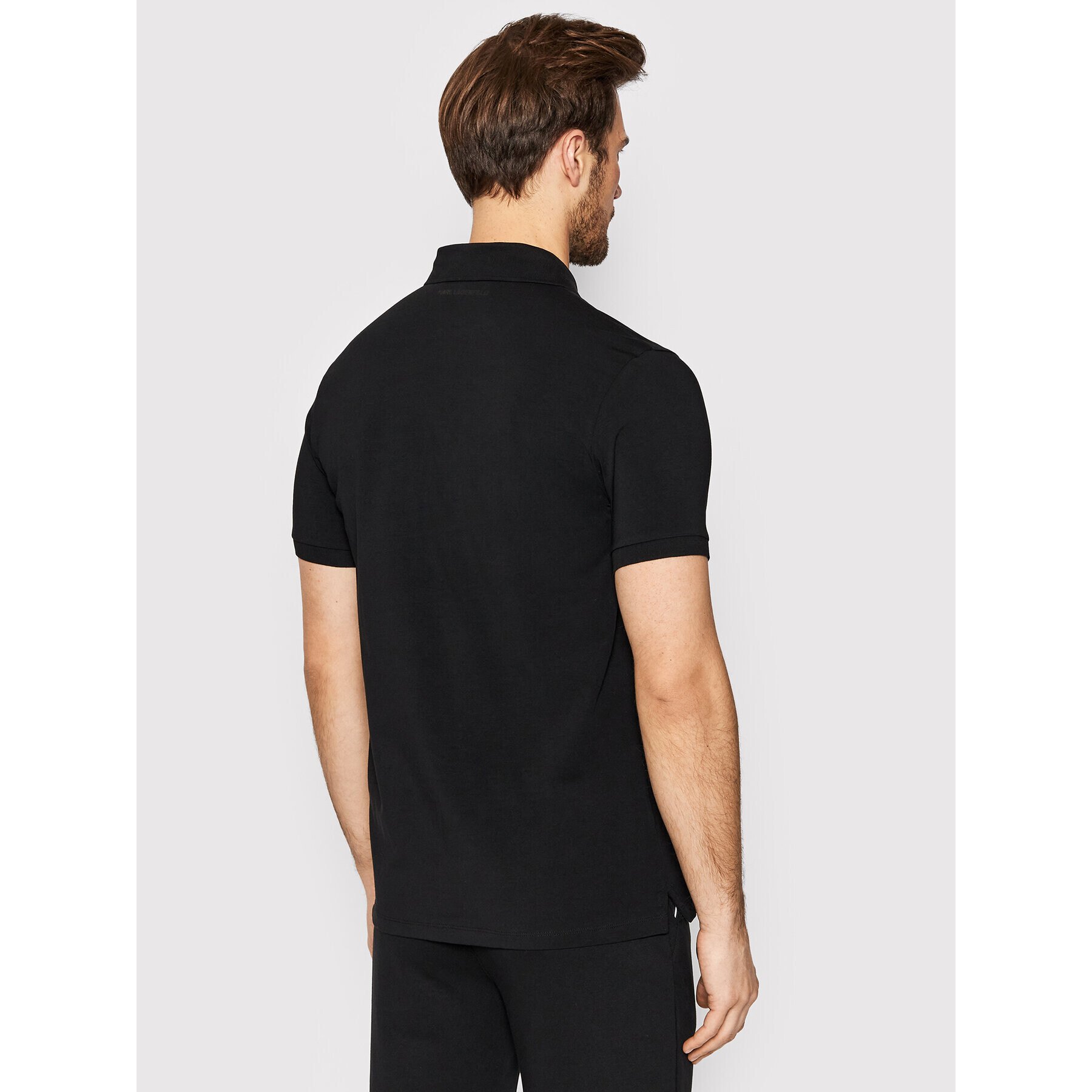 KARL LAGERFELD Polokošile 745890 Černá Regular Fit - Pepit.cz