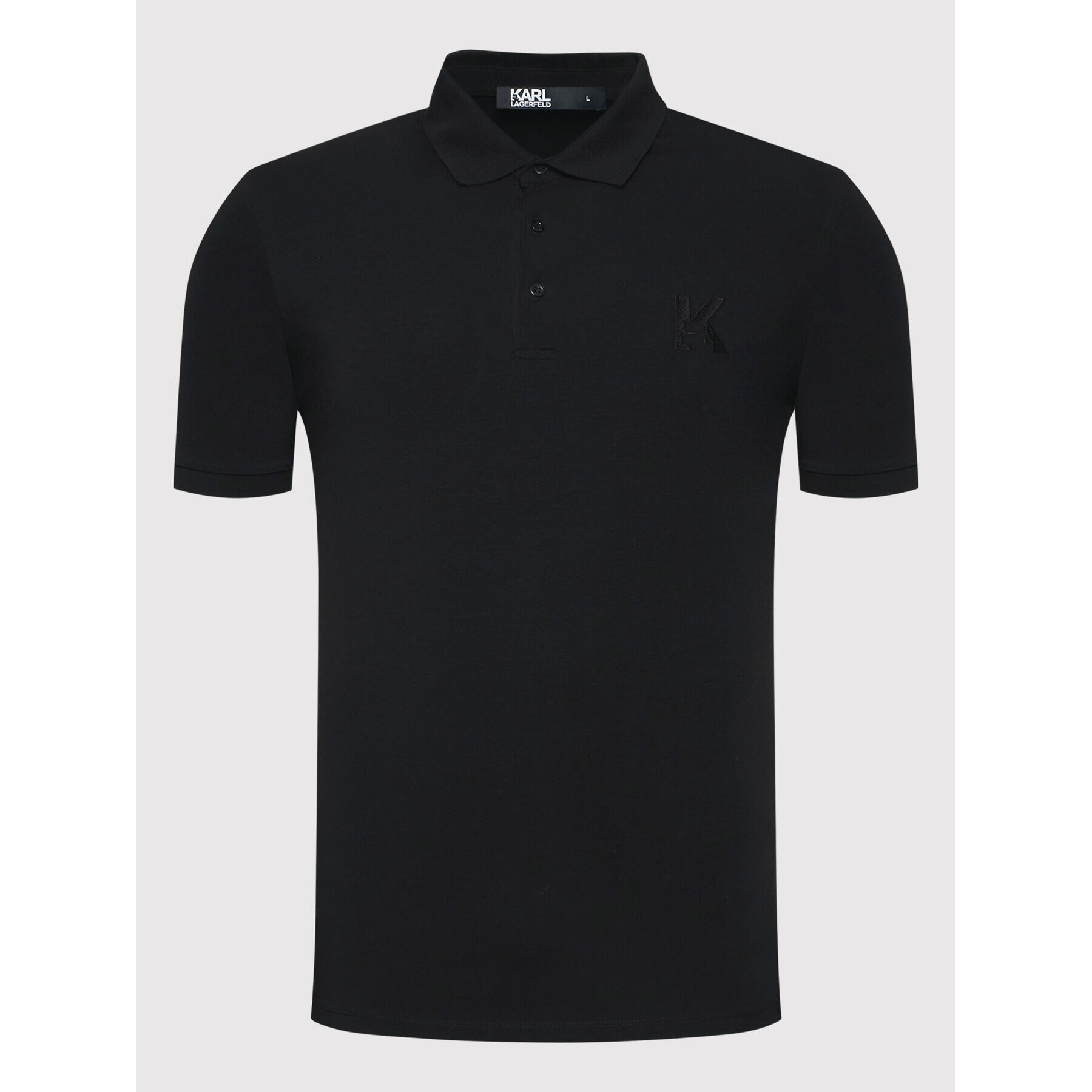 KARL LAGERFELD Polokošile 745890 Černá Regular Fit - Pepit.cz