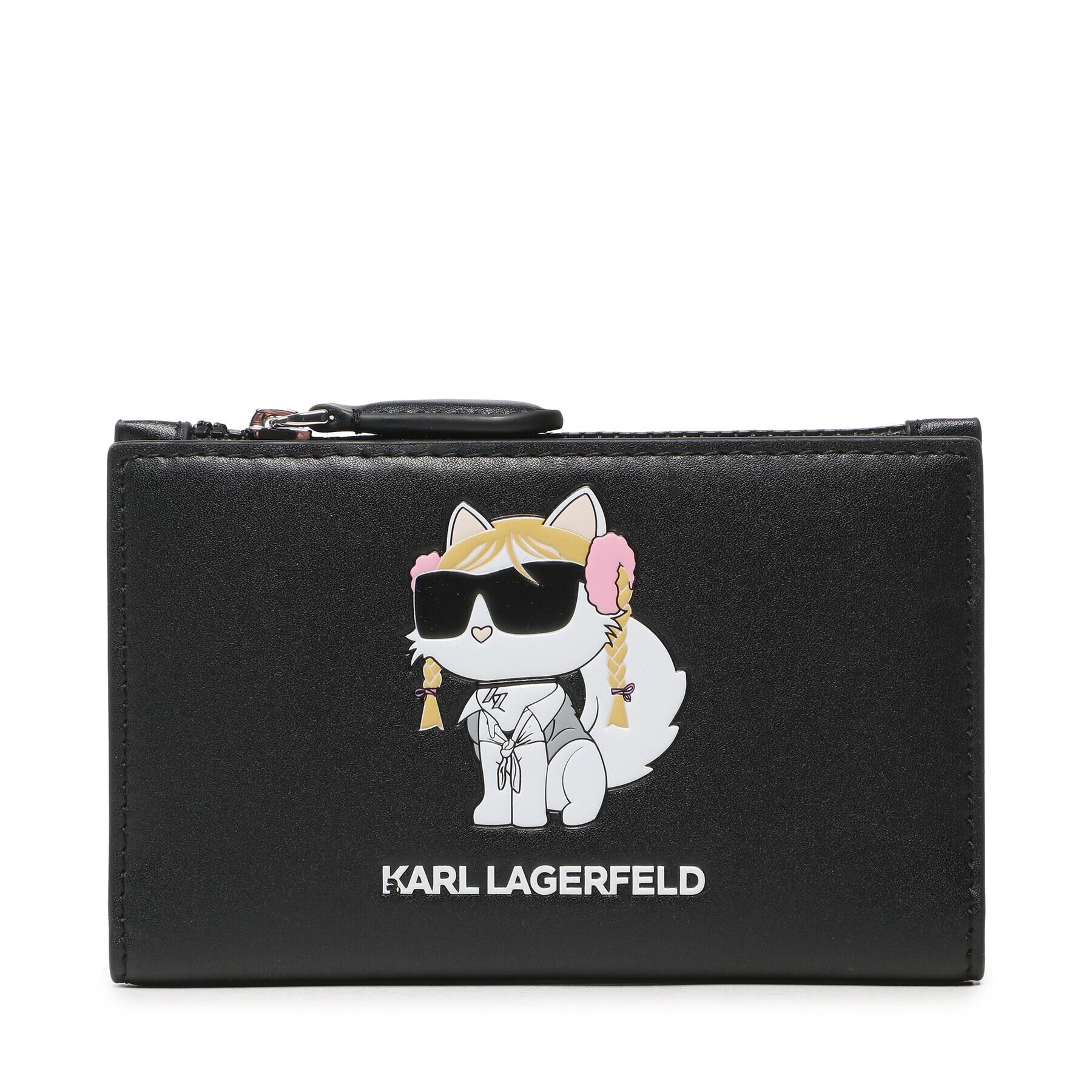 KARL LAGERFELD Pouzdro na kreditní karty 230W3221 Černá - Pepit.cz