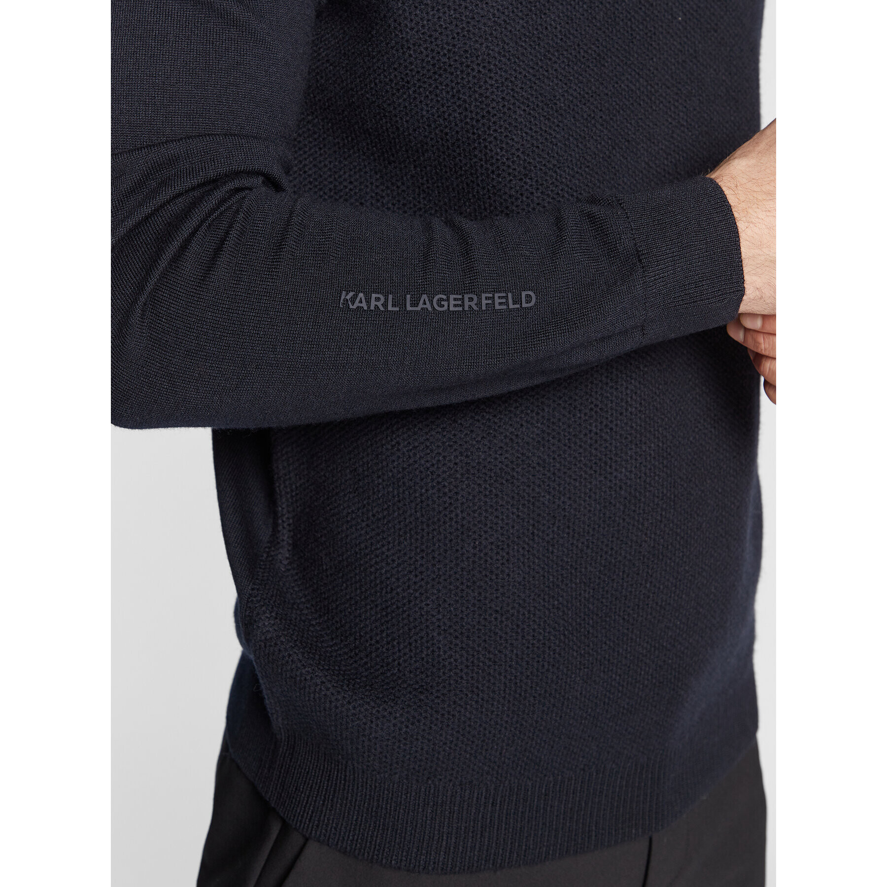 KARL LAGERFELD Rolák 655009 524399 Tmavomodrá Regular Fit - Pepit.cz