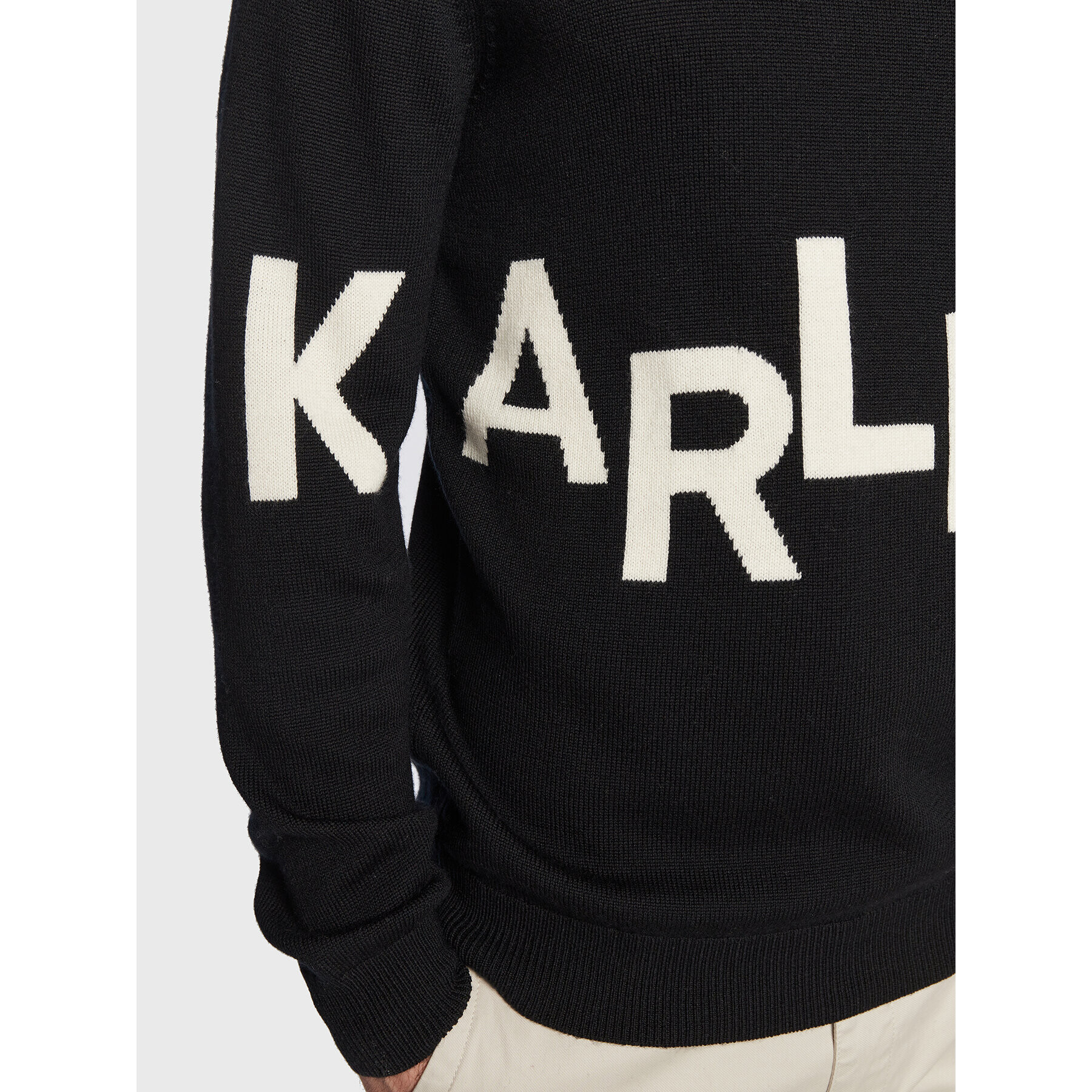 KARL LAGERFELD Rolák 655020 524399 Černá Regular Fit - Pepit.cz