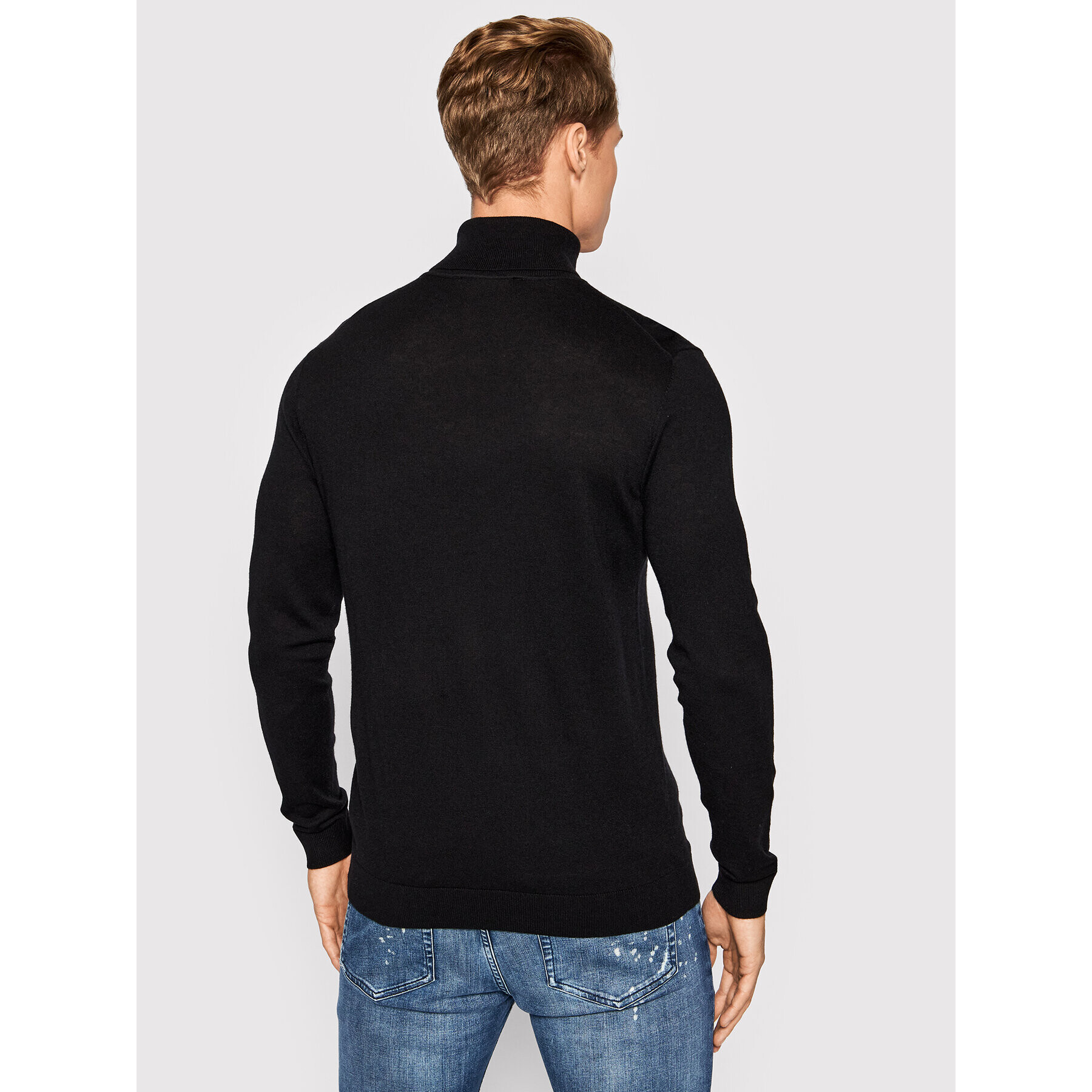 KARL LAGERFELD Rolák Knit 655047 512306 Černá Regular Fit - Pepit.cz