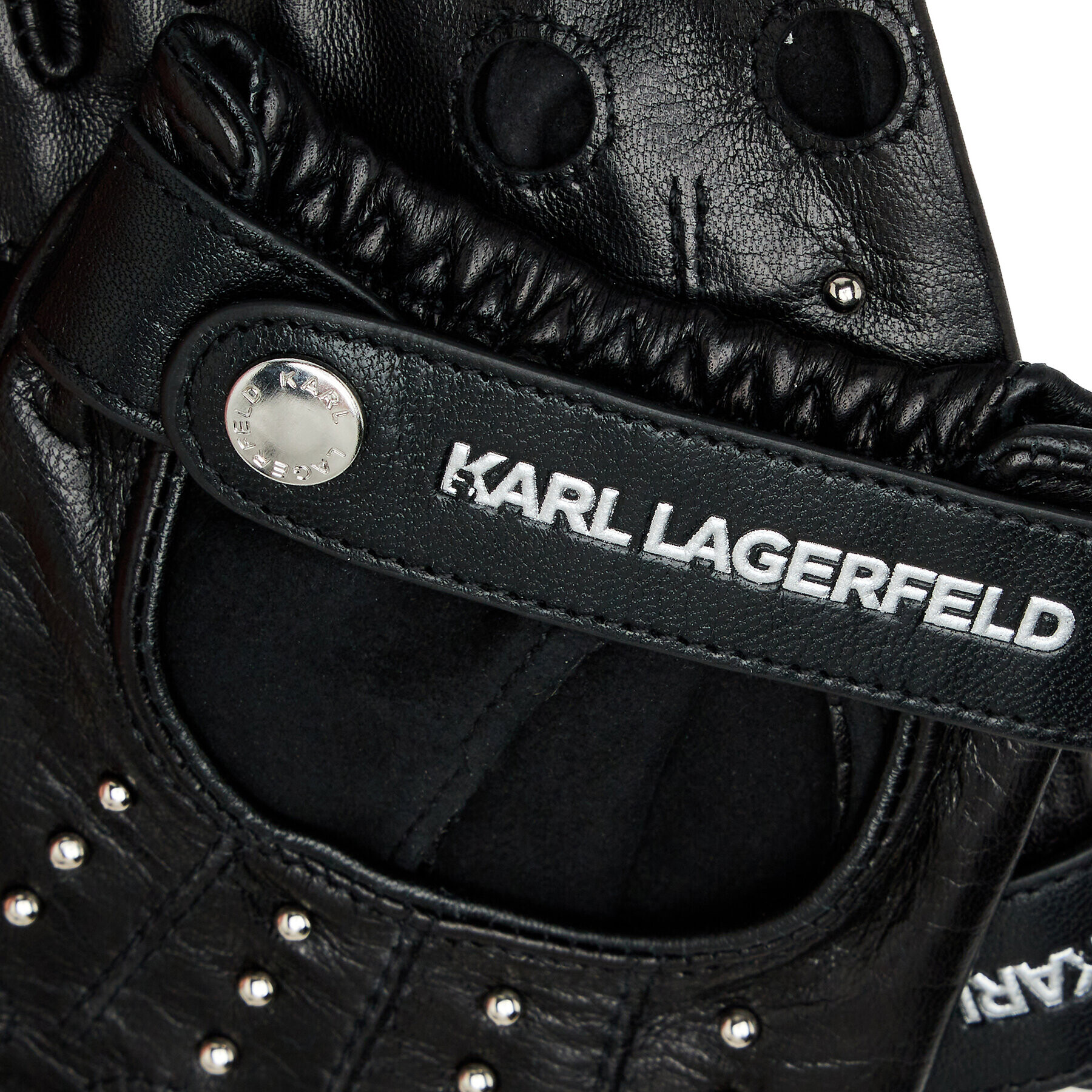 KARL LAGERFELD Rukavice 235W3601 Černá - Pepit.cz