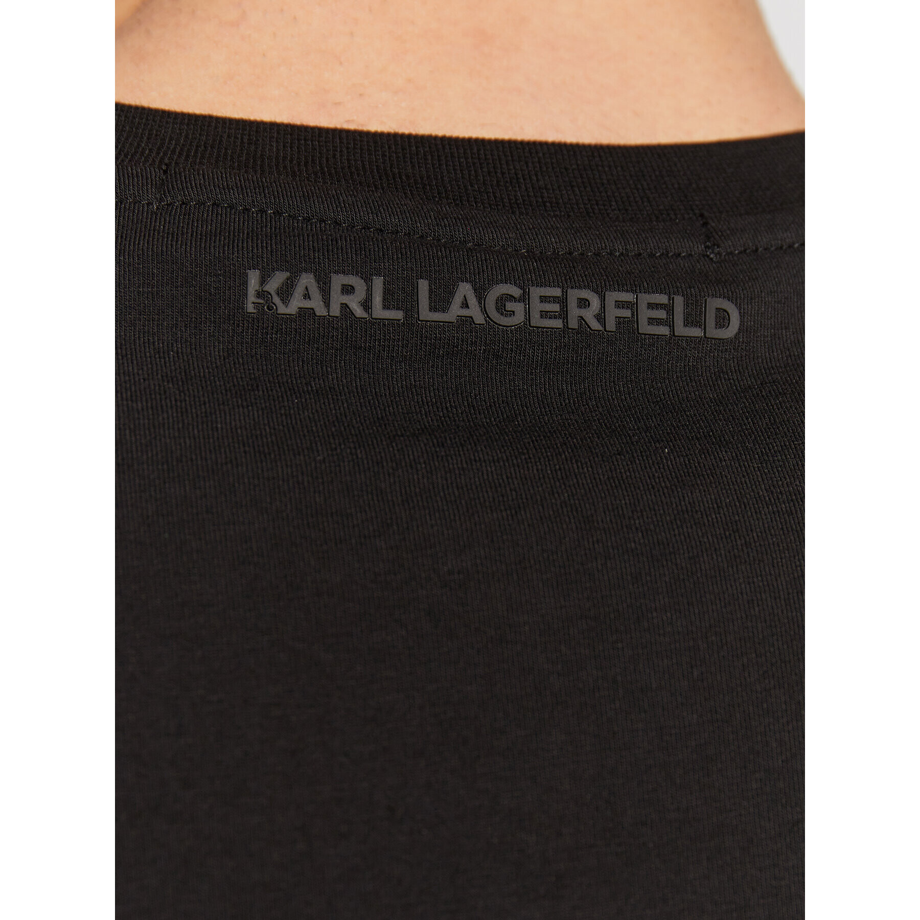 KARL LAGERFELD S dlouhým rukávem 755005 524221 Černá Regular Fit - Pepit.cz