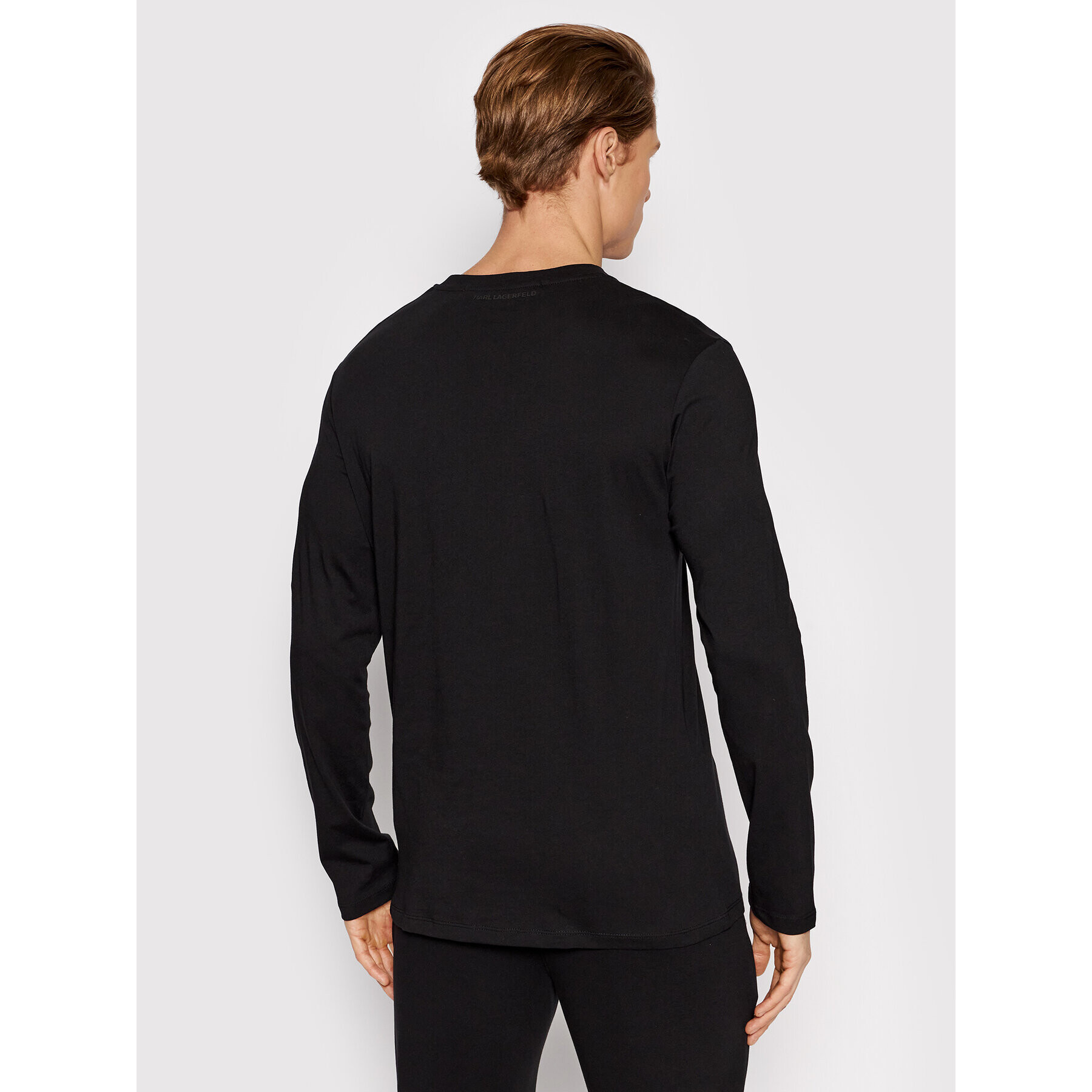 KARL LAGERFELD S dlouhým rukávem Crew Neck 755403 Černá Regular Fit - Pepit.cz