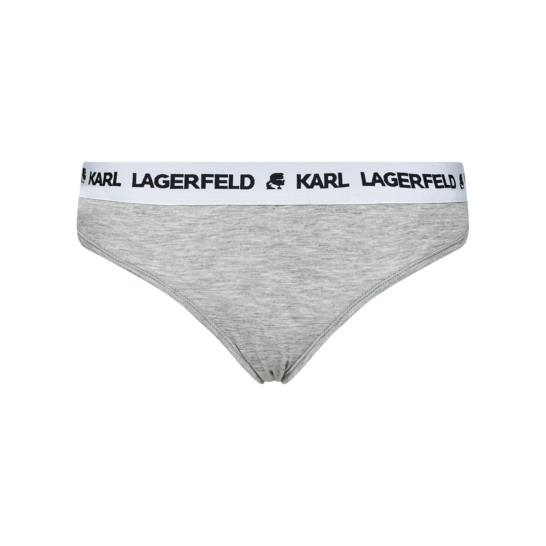 KARL LAGERFELD Sada 2 kusů klasických kalhotek Logo Hipsters Set 211W2125 Šedá - Pepit.cz