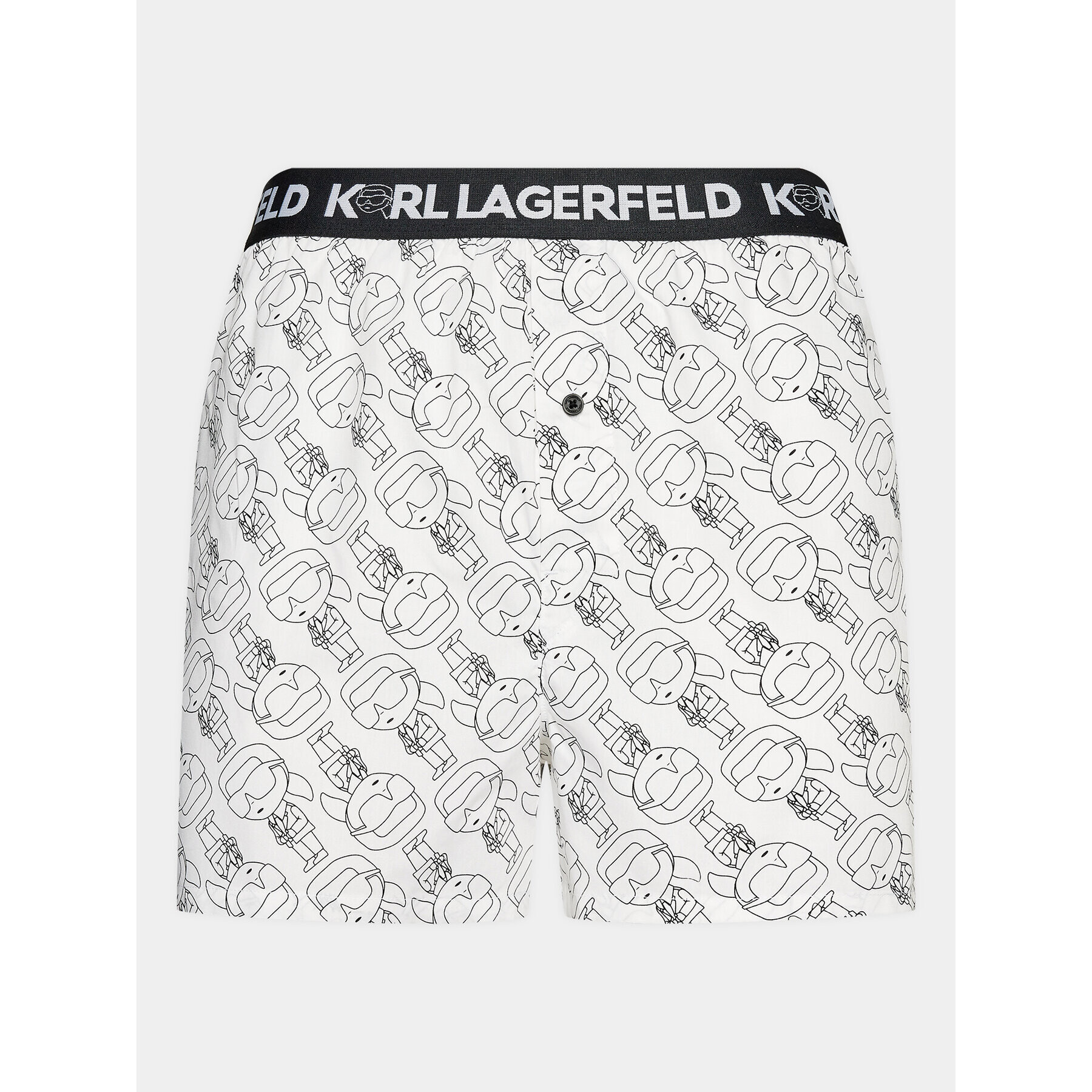 KARL LAGERFELD Sada 3 kusů boxerek Ikonik 2.0 Woven Boxer (X3) 235M2115 Černá - Pepit.cz