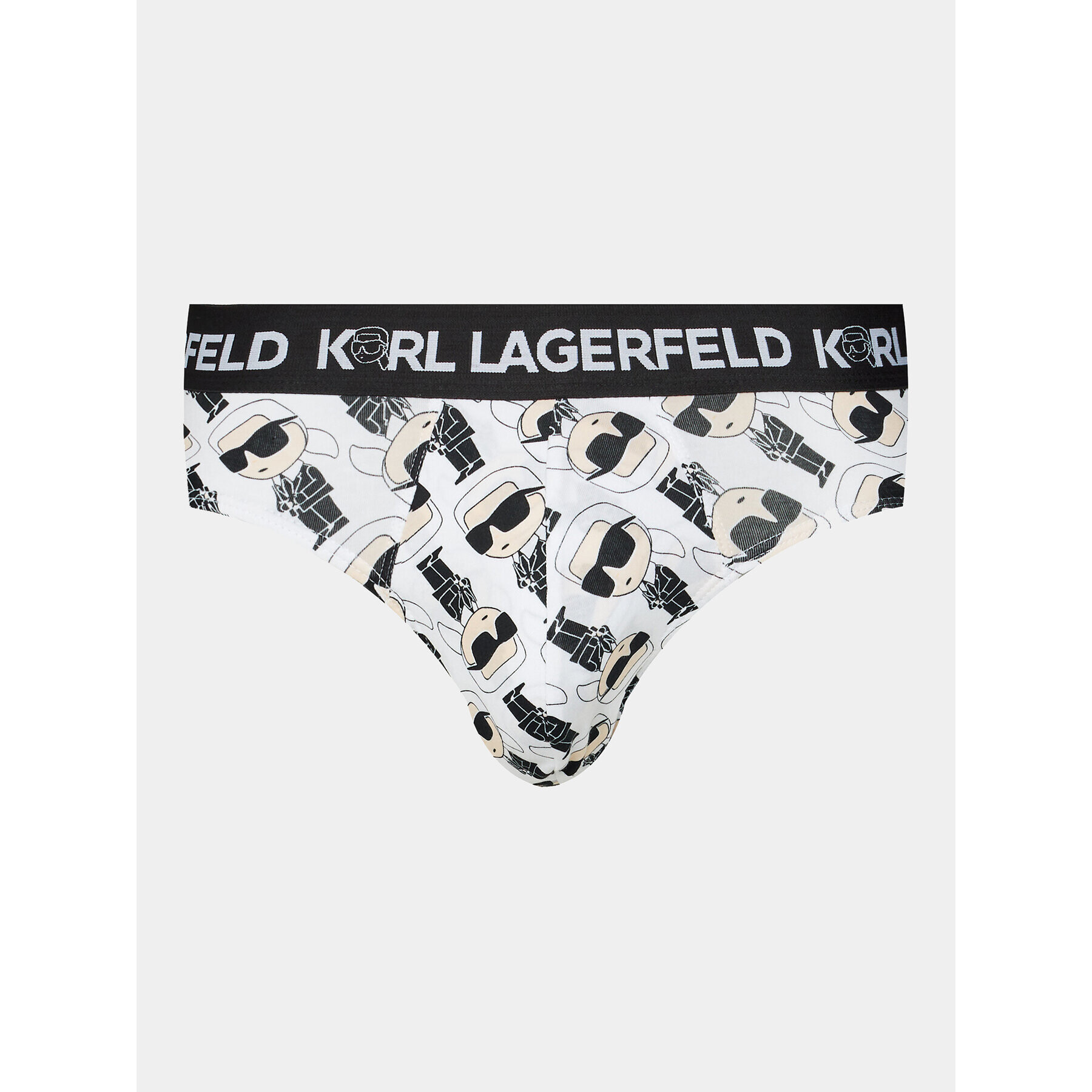 KARL LAGERFELD Sada 3 kusů slipů Ikonik 2.0 Brief Set (Pack 3) 236M2101 Černá - Pepit.cz