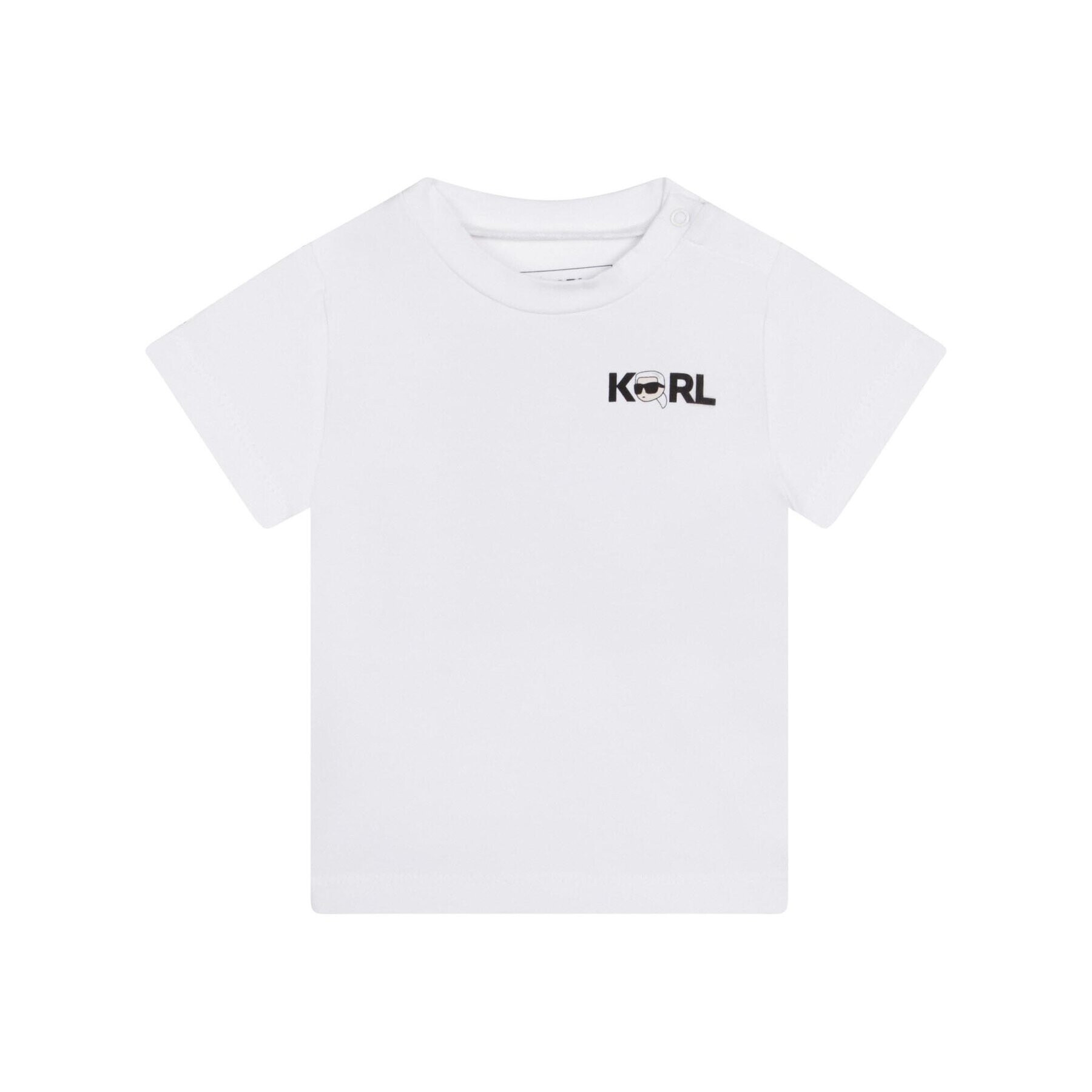 KARL LAGERFELD Sada T-shirt a šortky Z98132 M Bílá Regular Fit - Pepit.cz