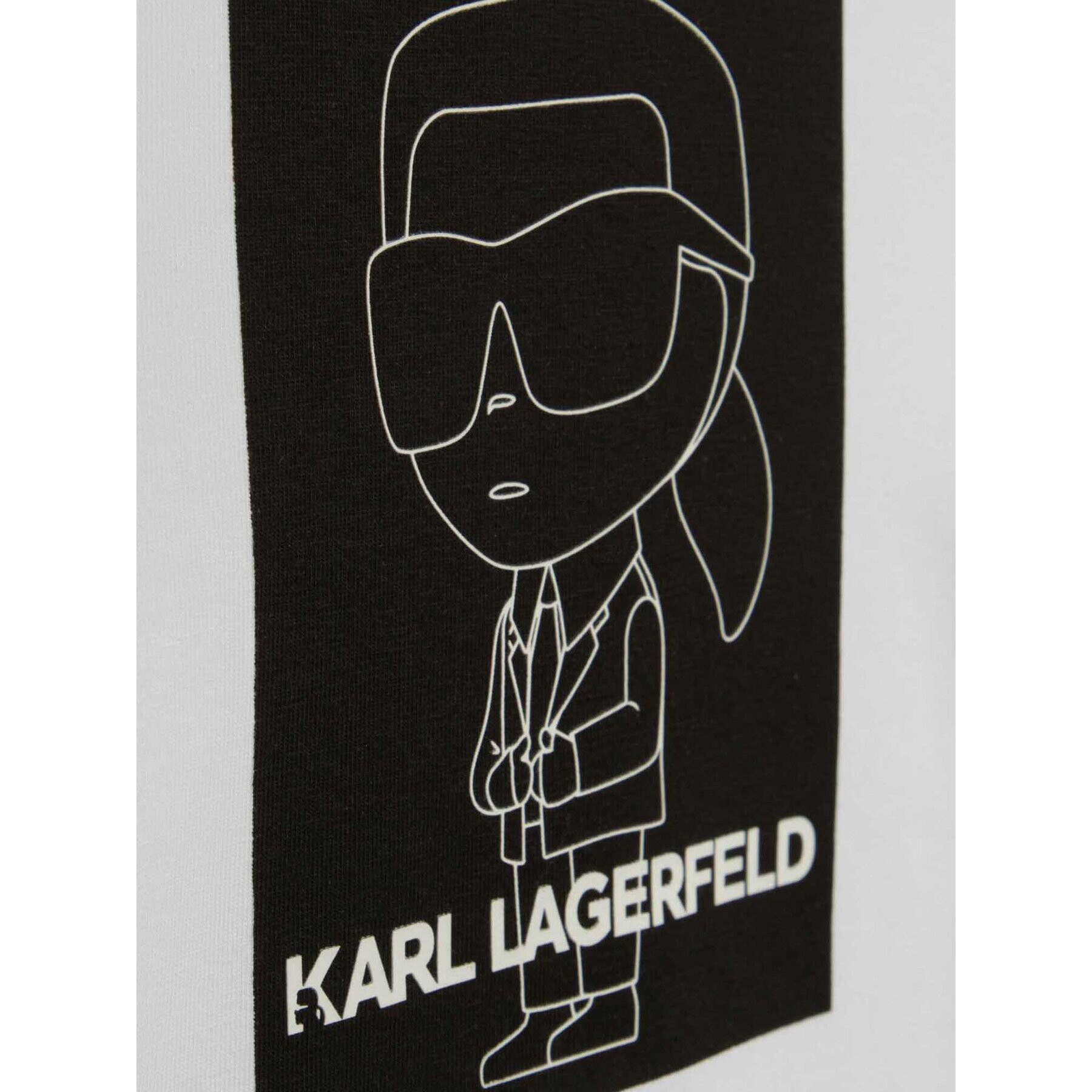 KARL LAGERFELD Sada T-shirt a šortky Z98132 M Bílá Regular Fit - Pepit.cz