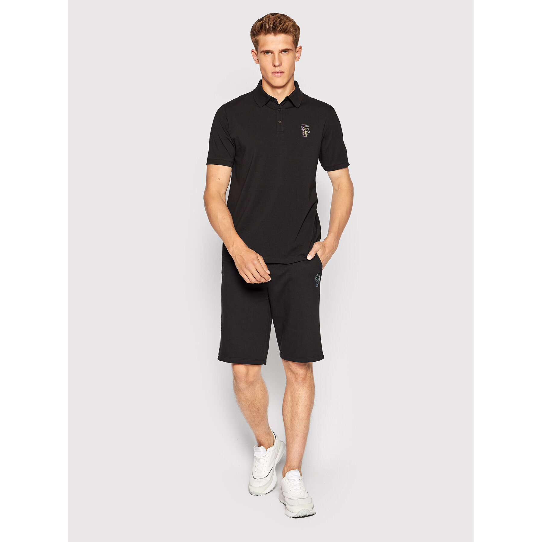 KARL LAGERFELD Sportovní kraťasy 705092 523910 Černá Regular Fit - Pepit.cz