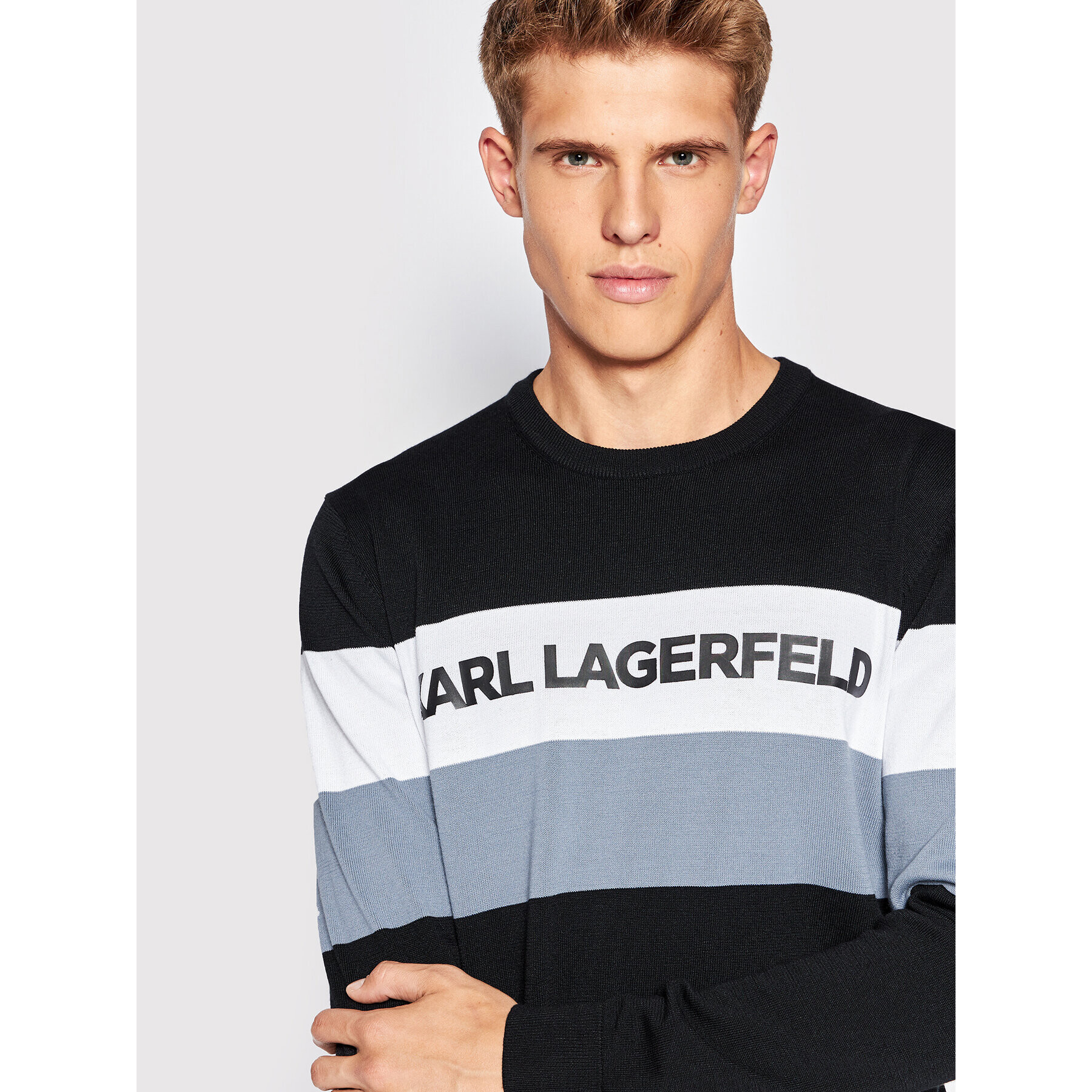 KARL LAGERFELD Svetr 655080 523304 Barevná Regular Fit - Pepit.cz