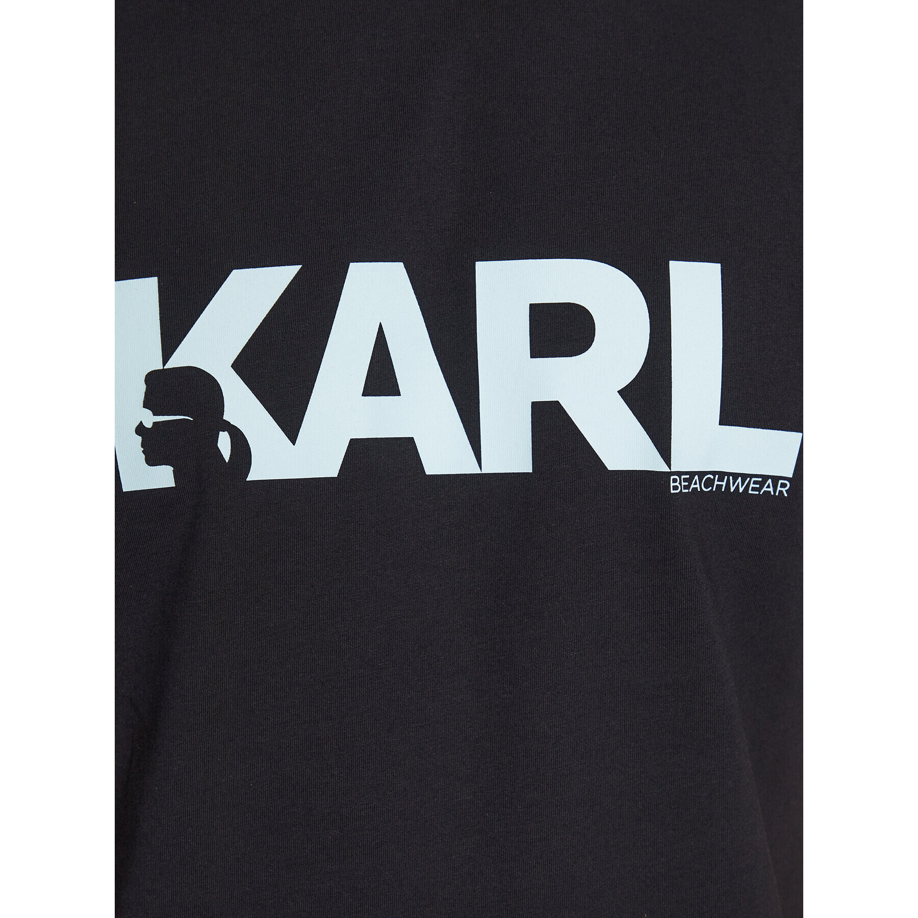 KARL LAGERFELD T-Shirt 230M2211 Černá Regular Fit - Pepit.cz