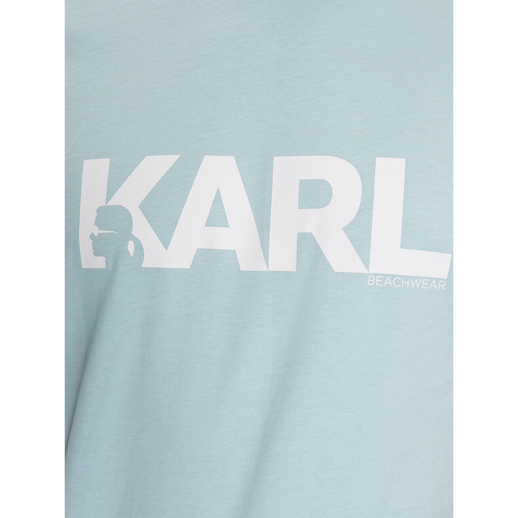 KARL LAGERFELD T-Shirt 230M2211 Modrá Regular Fit - Pepit.cz