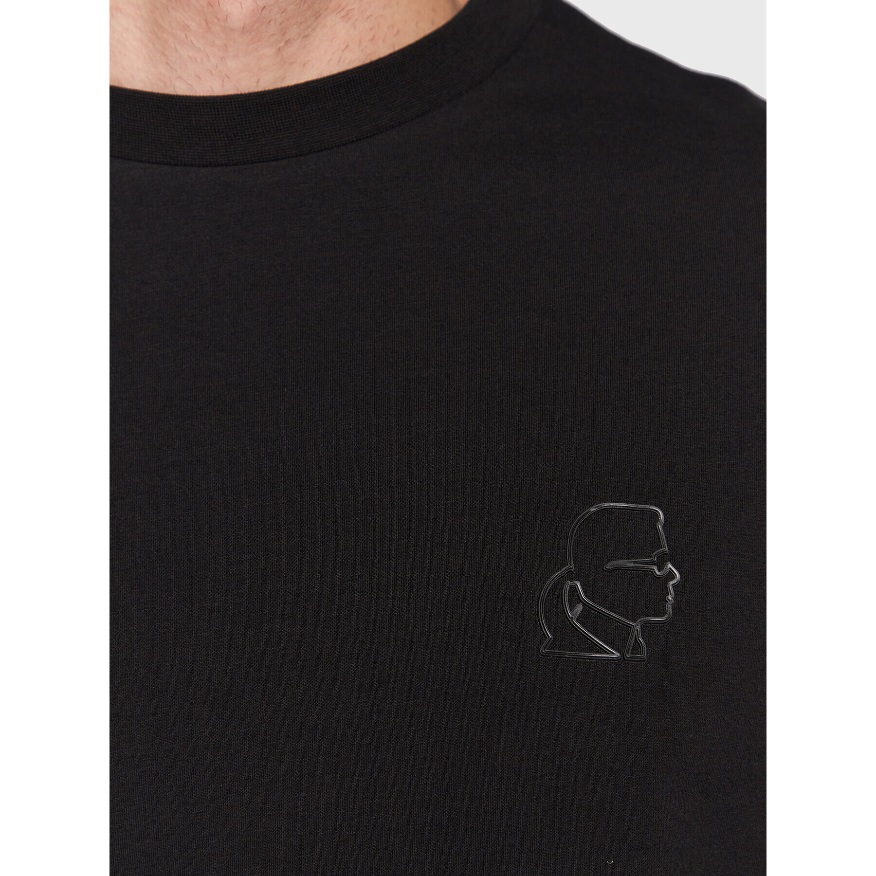 KARL LAGERFELD T-Shirt 755024 524221 Černá Regular Fit - Pepit.cz