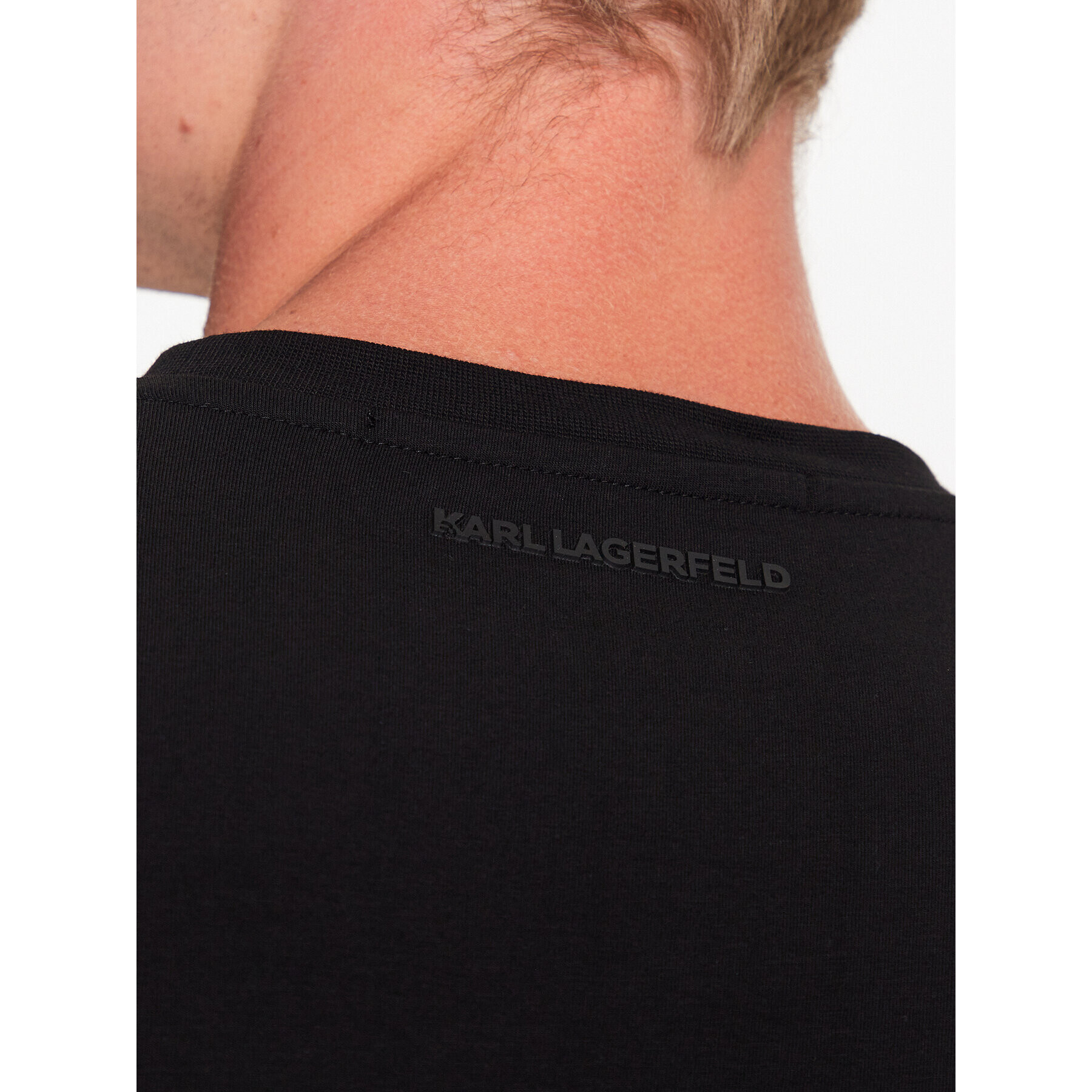 KARL LAGERFELD T-Shirt 755024 532221 Černá Regular Fit - Pepit.cz