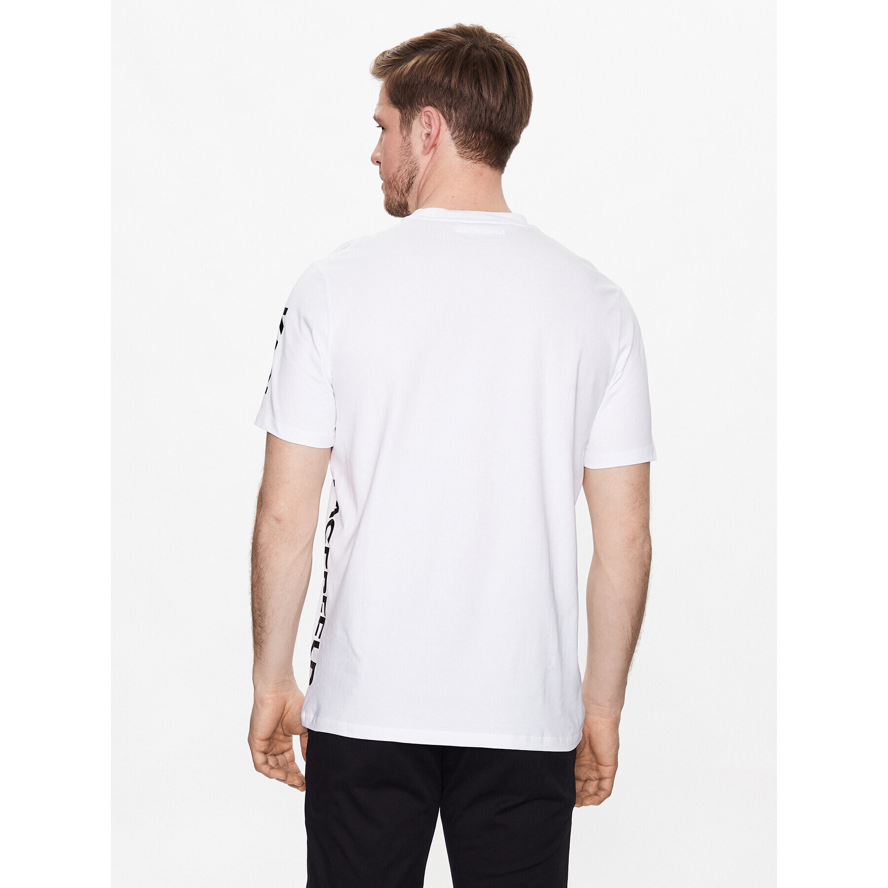 KARL LAGERFELD T-Shirt 755025 532221 Bílá Regular Fit - Pepit.cz