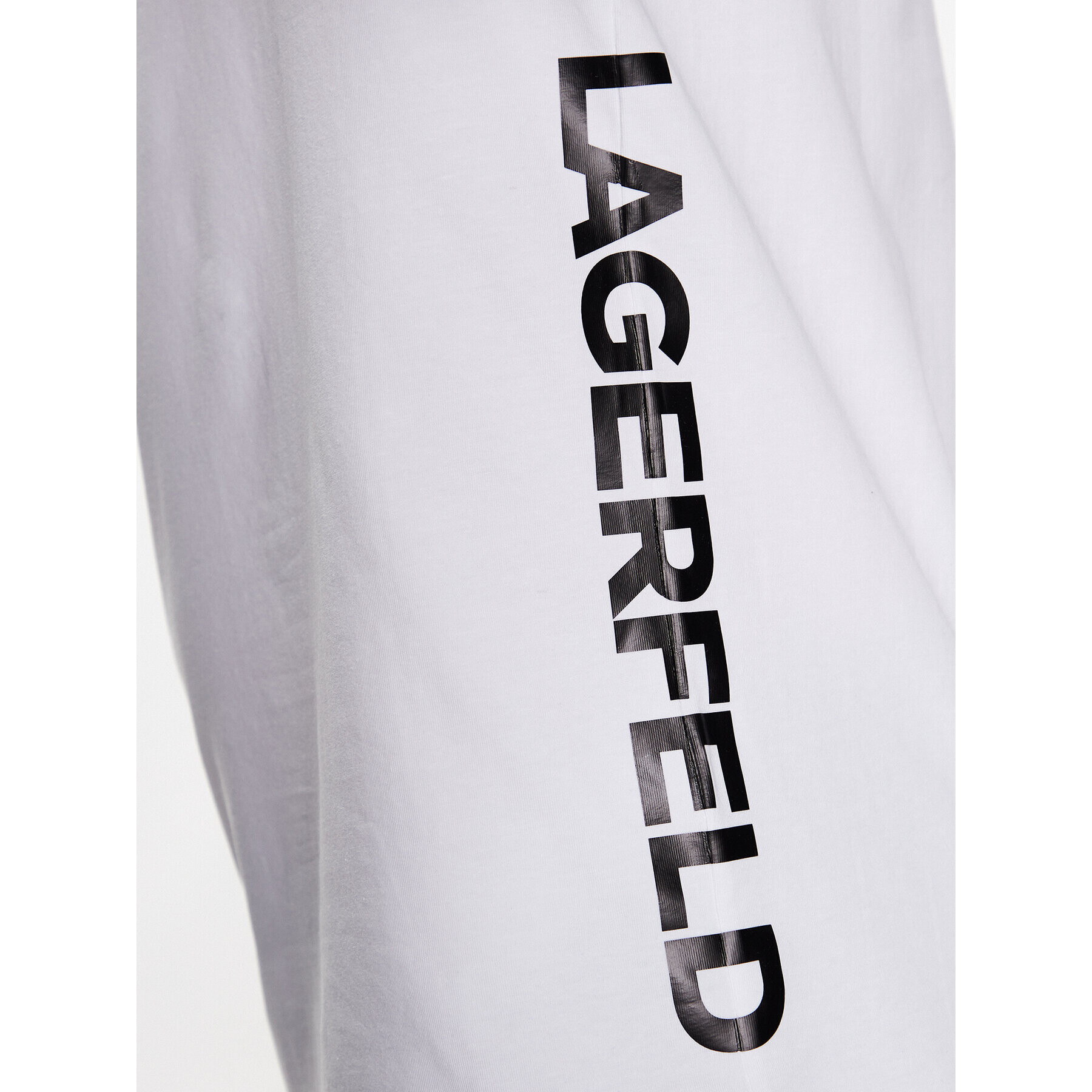 KARL LAGERFELD T-Shirt 755025 532221 Bílá Regular Fit - Pepit.cz