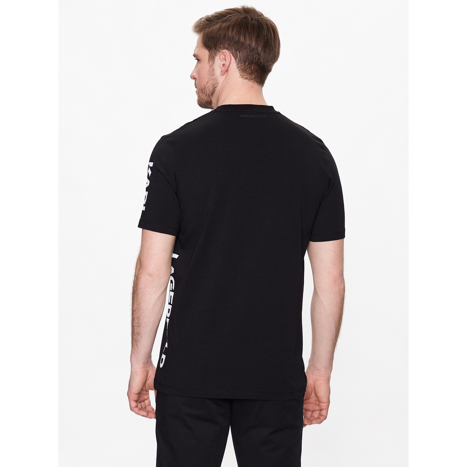 KARL LAGERFELD T-Shirt 755025 532221 Černá Regular Fit - Pepit.cz