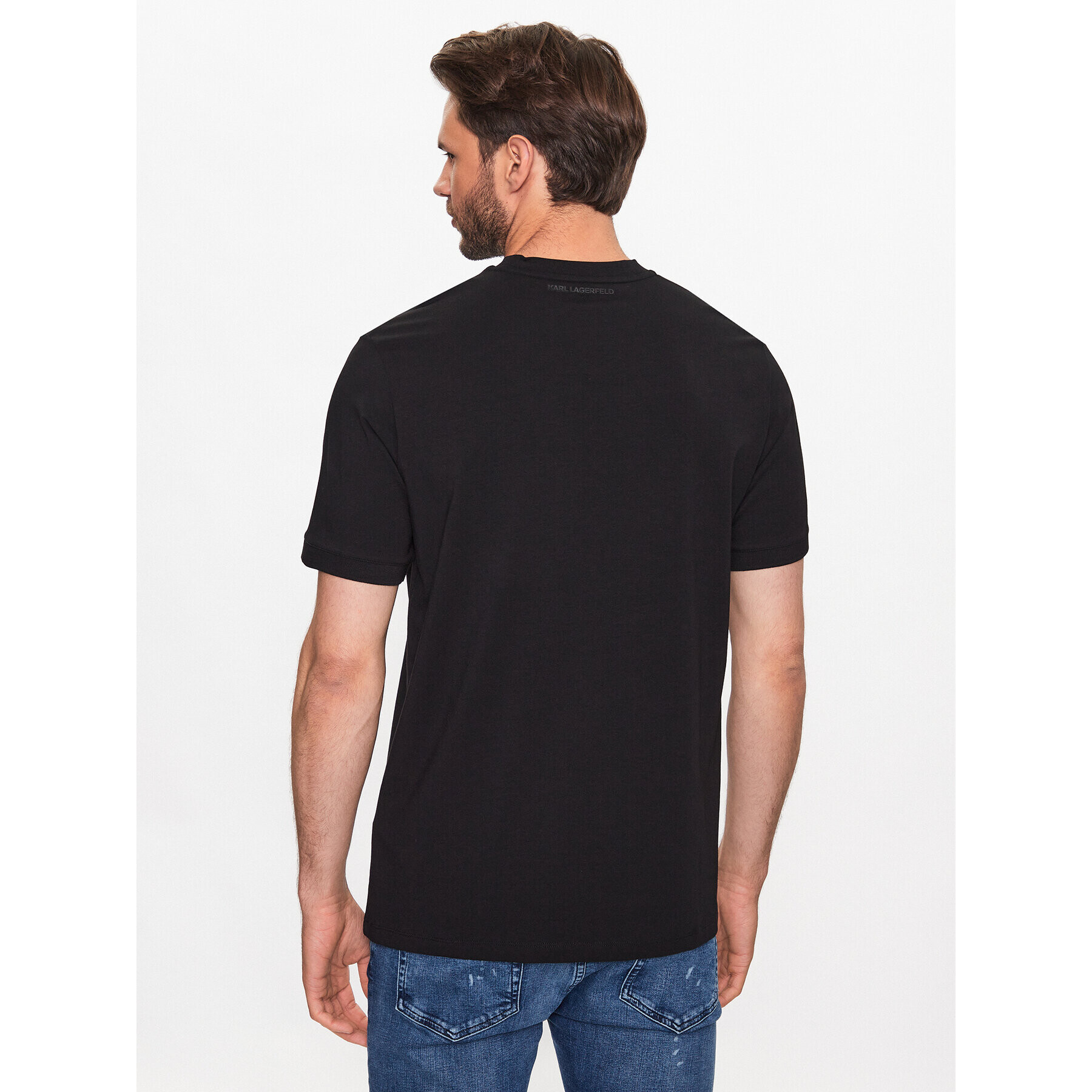 KARL LAGERFELD T-Shirt 755026 532221 Černá Regular Fit - Pepit.cz