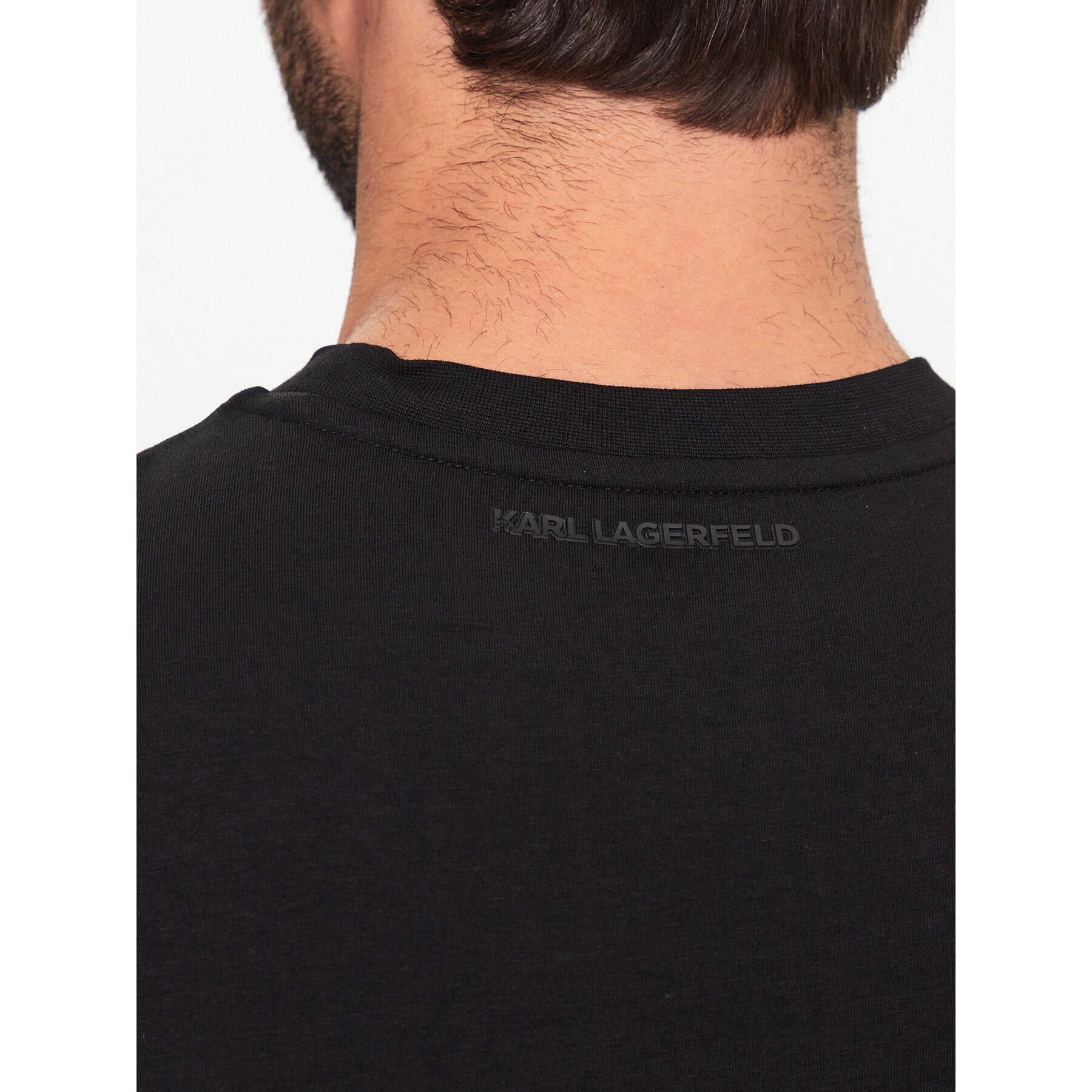 KARL LAGERFELD T-Shirt 755026 532221 Černá Regular Fit - Pepit.cz